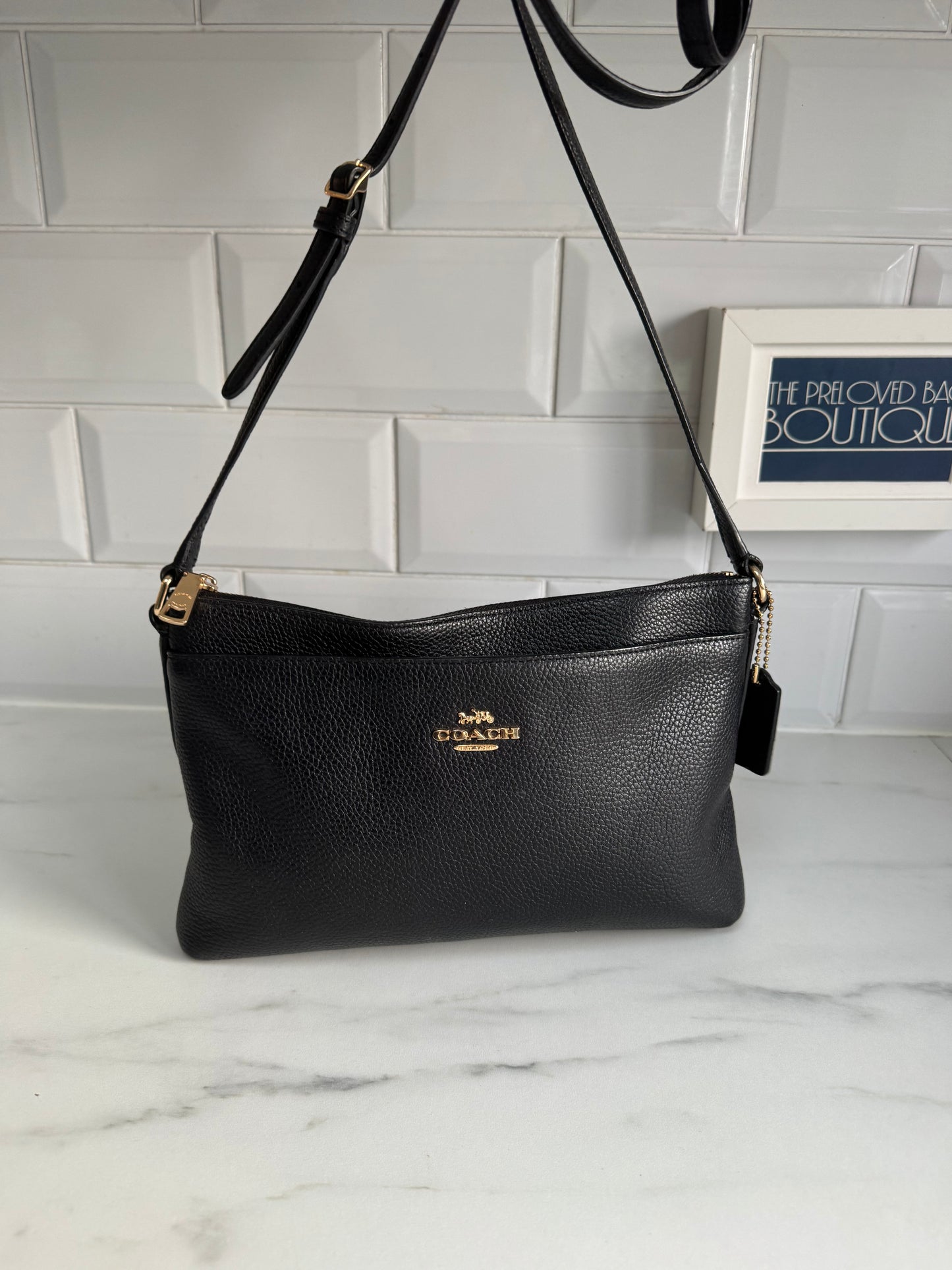 Coach Journal Crossbody - Black
