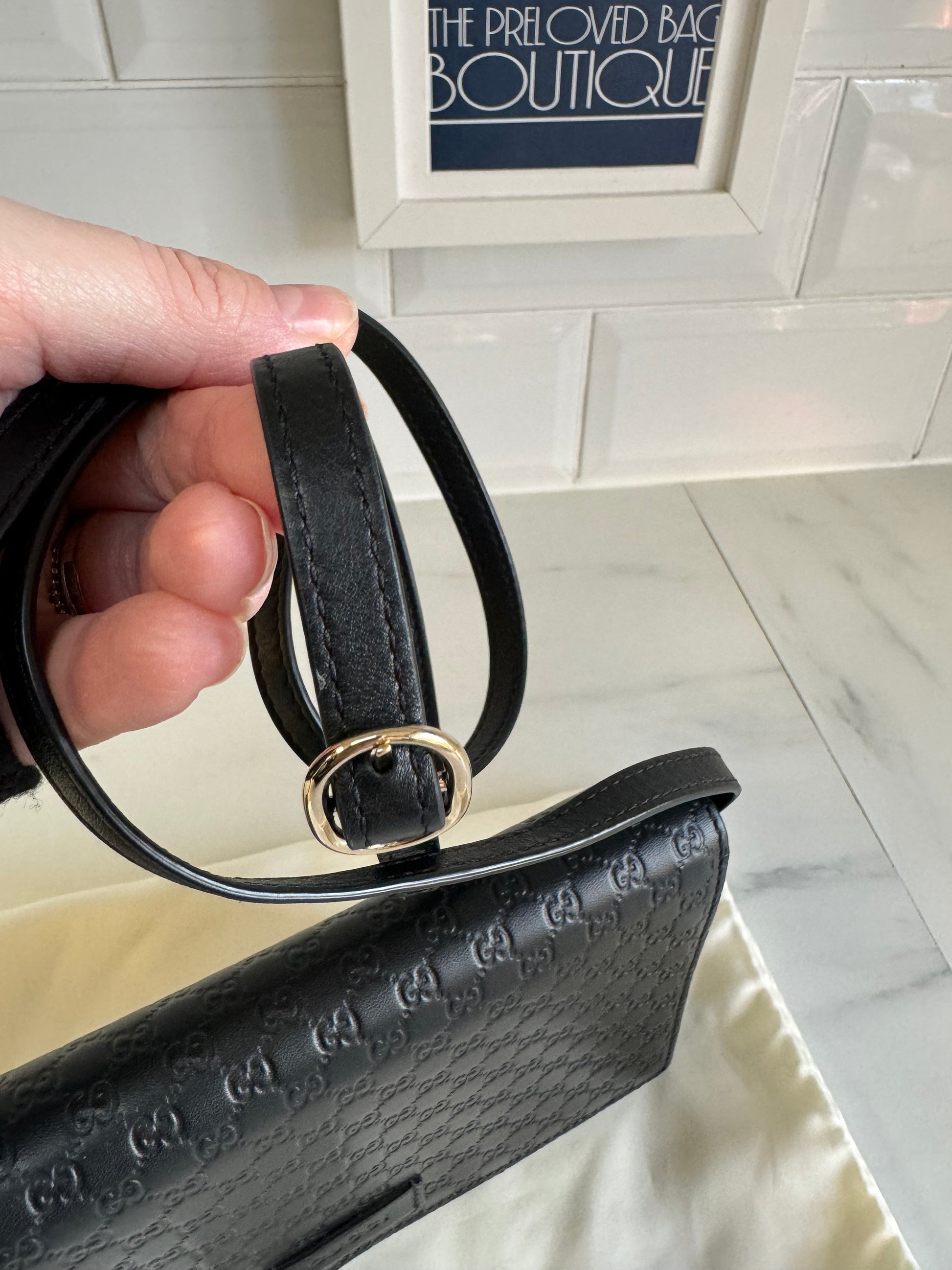 Gucci microguccissima wallet discount crossbody