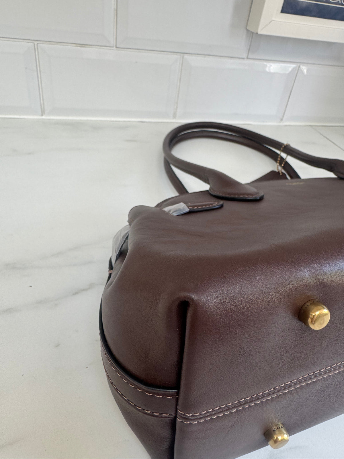 Coach Empire Carryall 34- Chocolate Brown