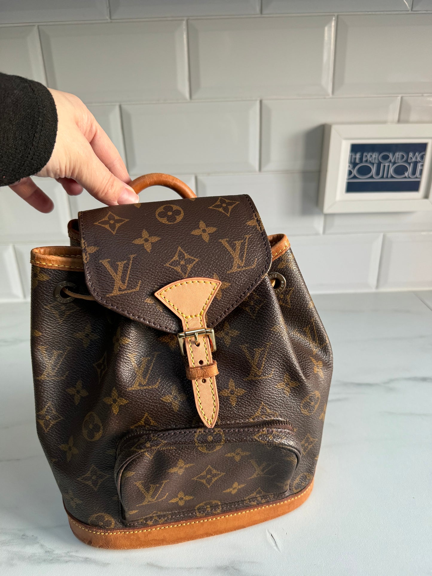 Louis Vuitton Vintage Montsouris Mini Backpack - Monogram