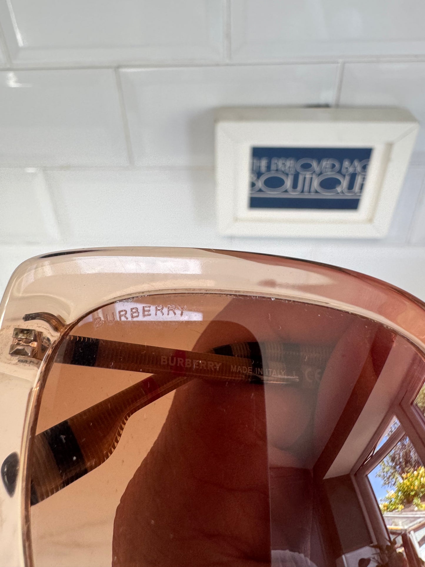 Burberry Sunglasses - Brown and pink