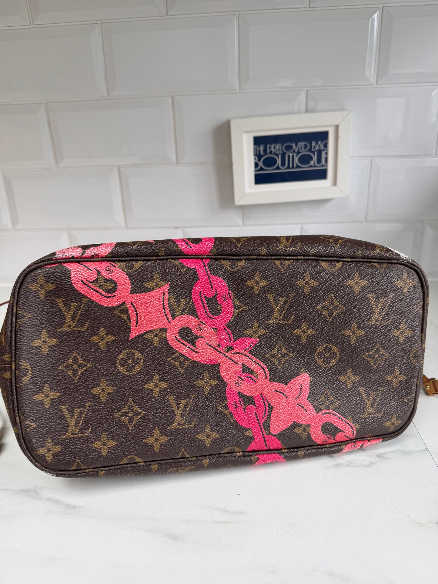Louis Vuitton Limited Edition 2016 Bay MM Neverfull - Pink and Brown