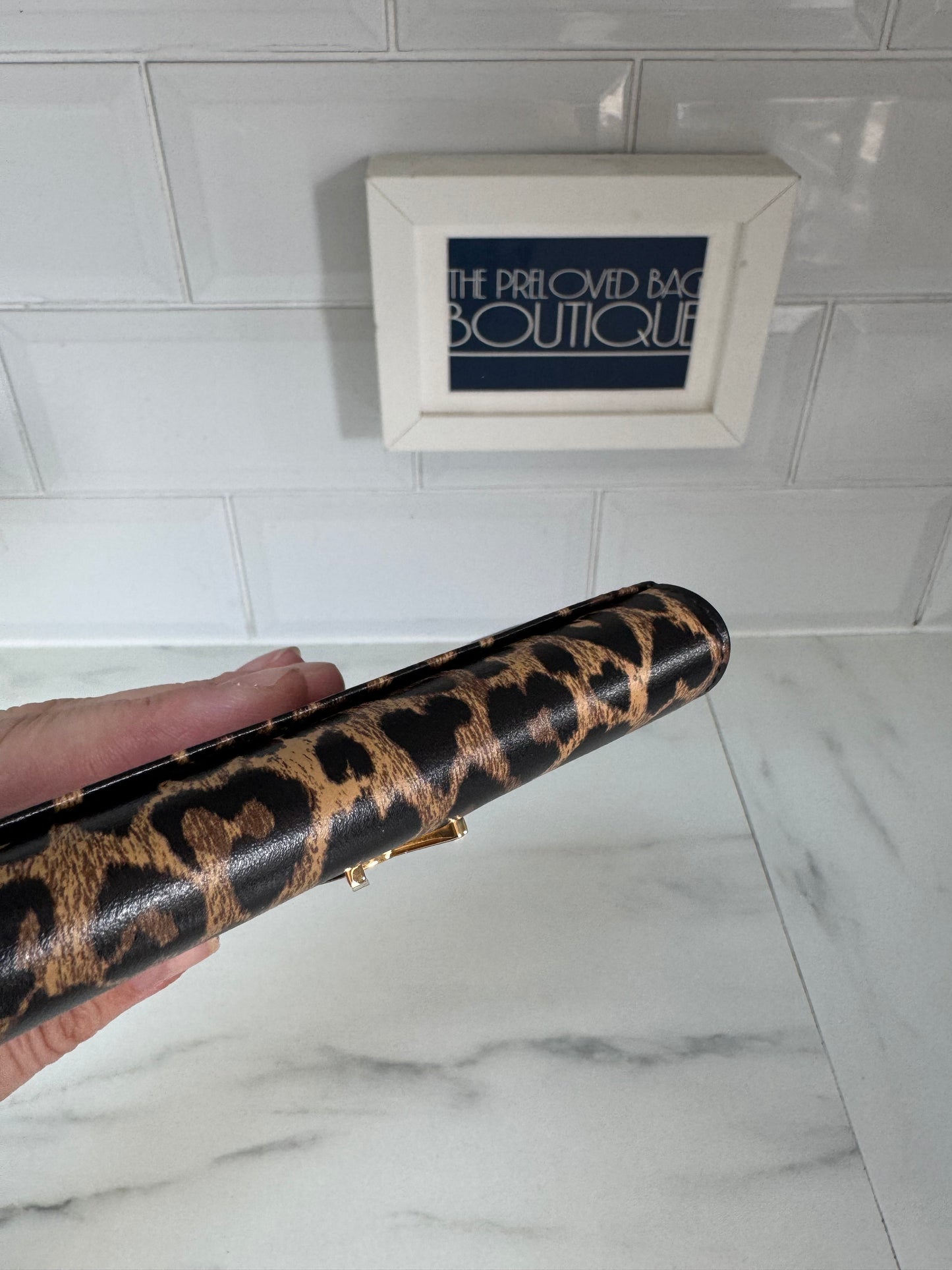 Saint Laurent (YSL) Card Holder - Animal Print