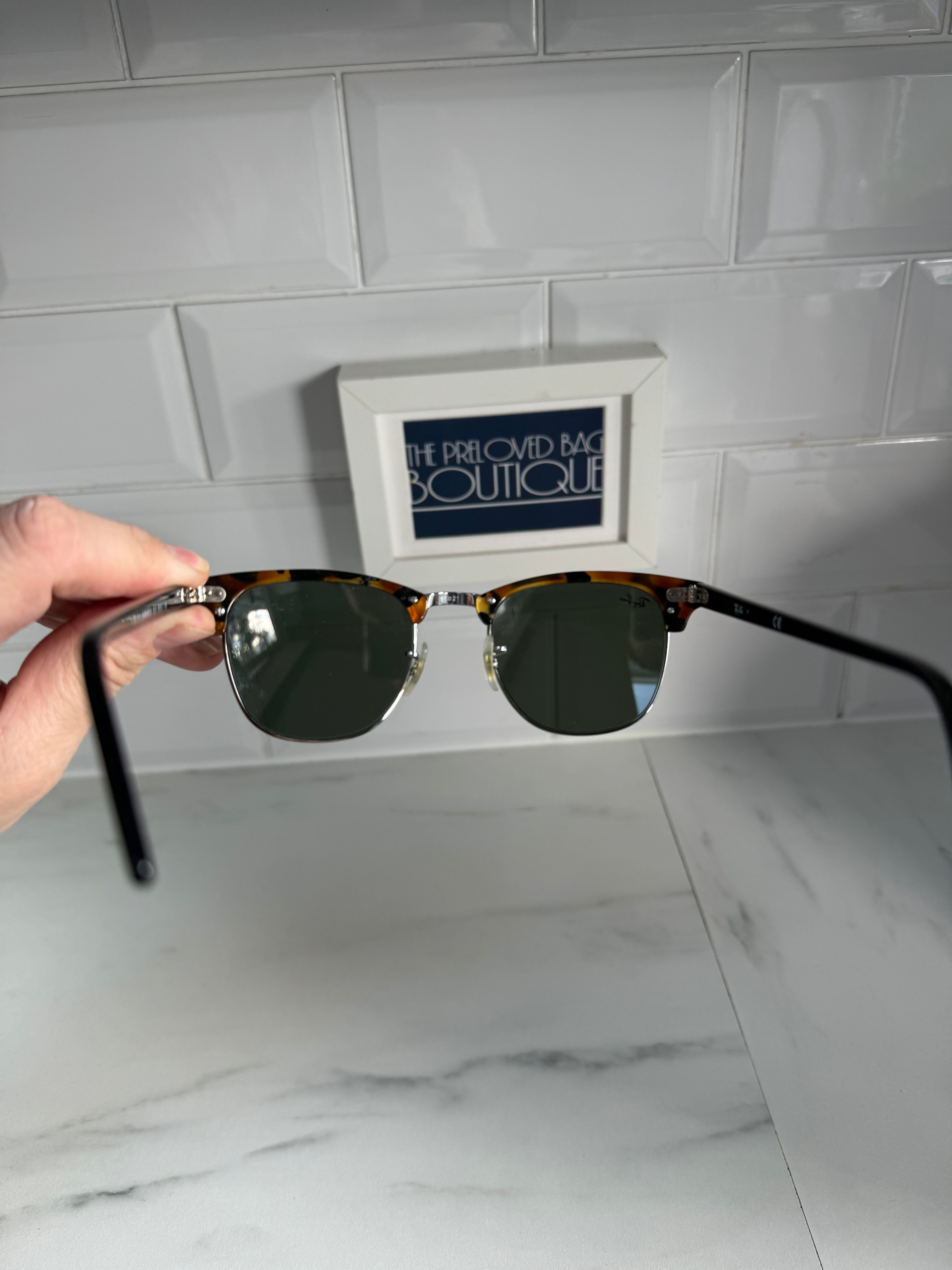 Ray Ban Clubmaster Sunglasses Tortoiseshell