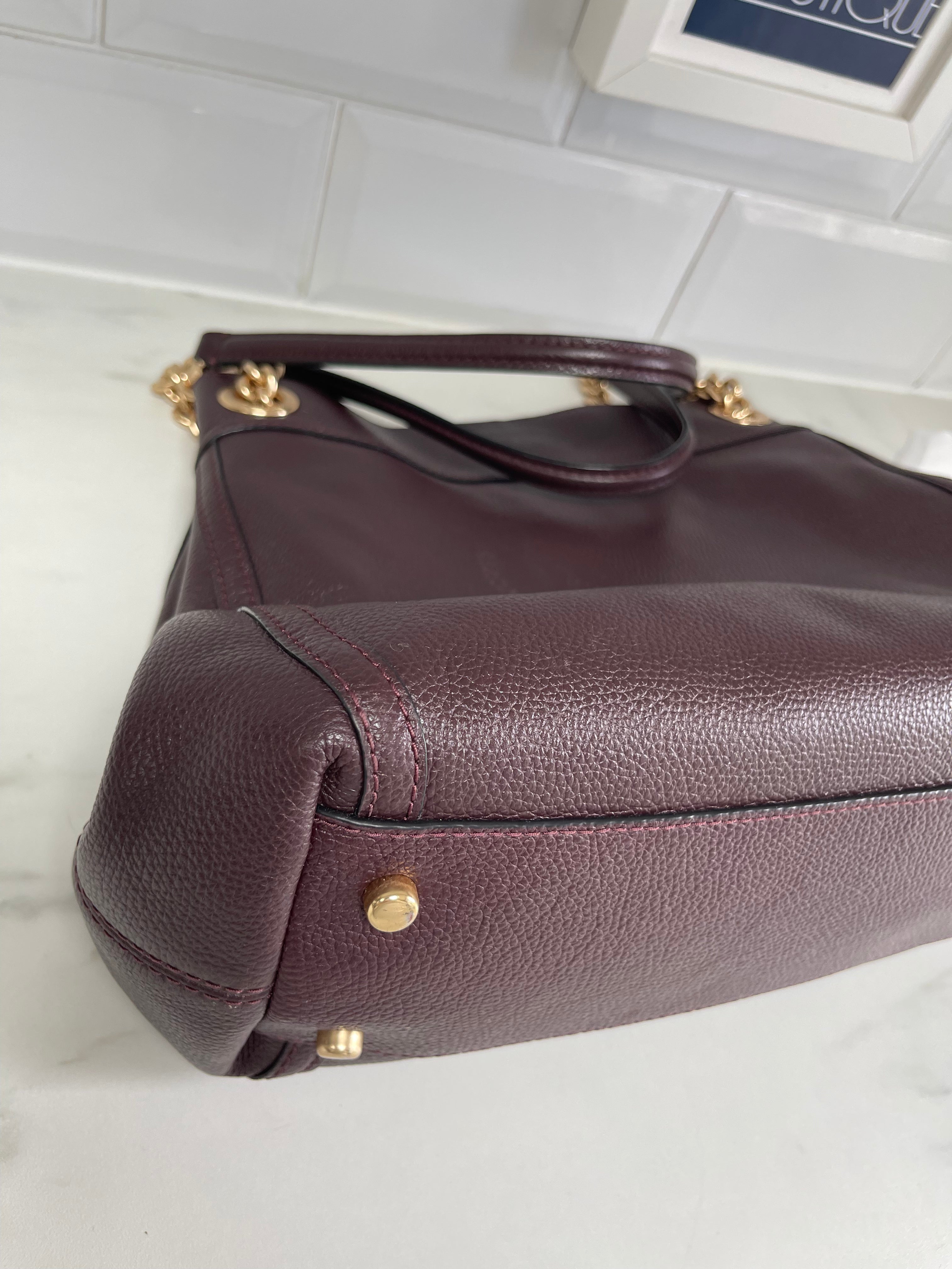 Coach clearance edie oxblood