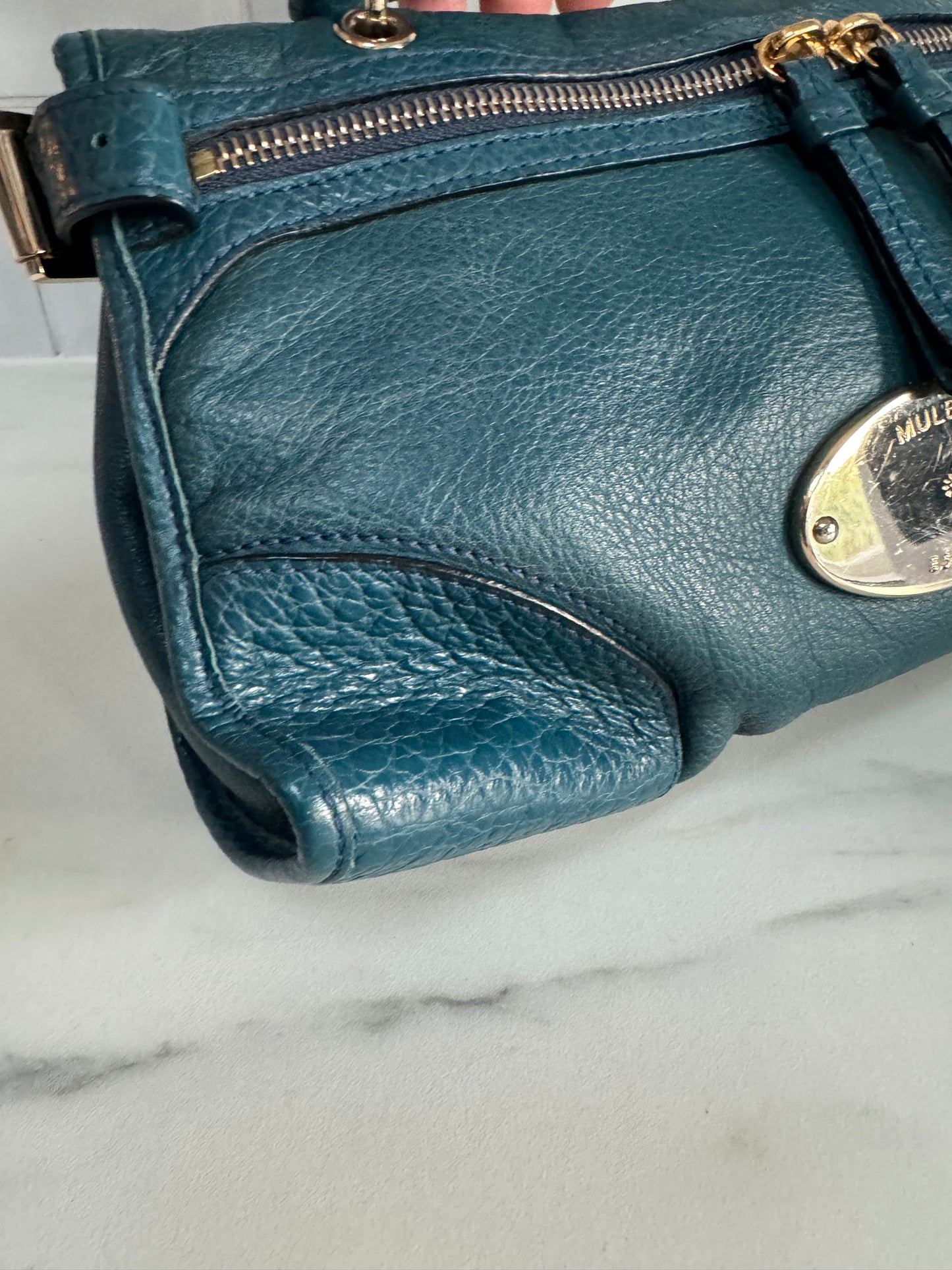 Mulberry Small Taylor - Petrol Blue