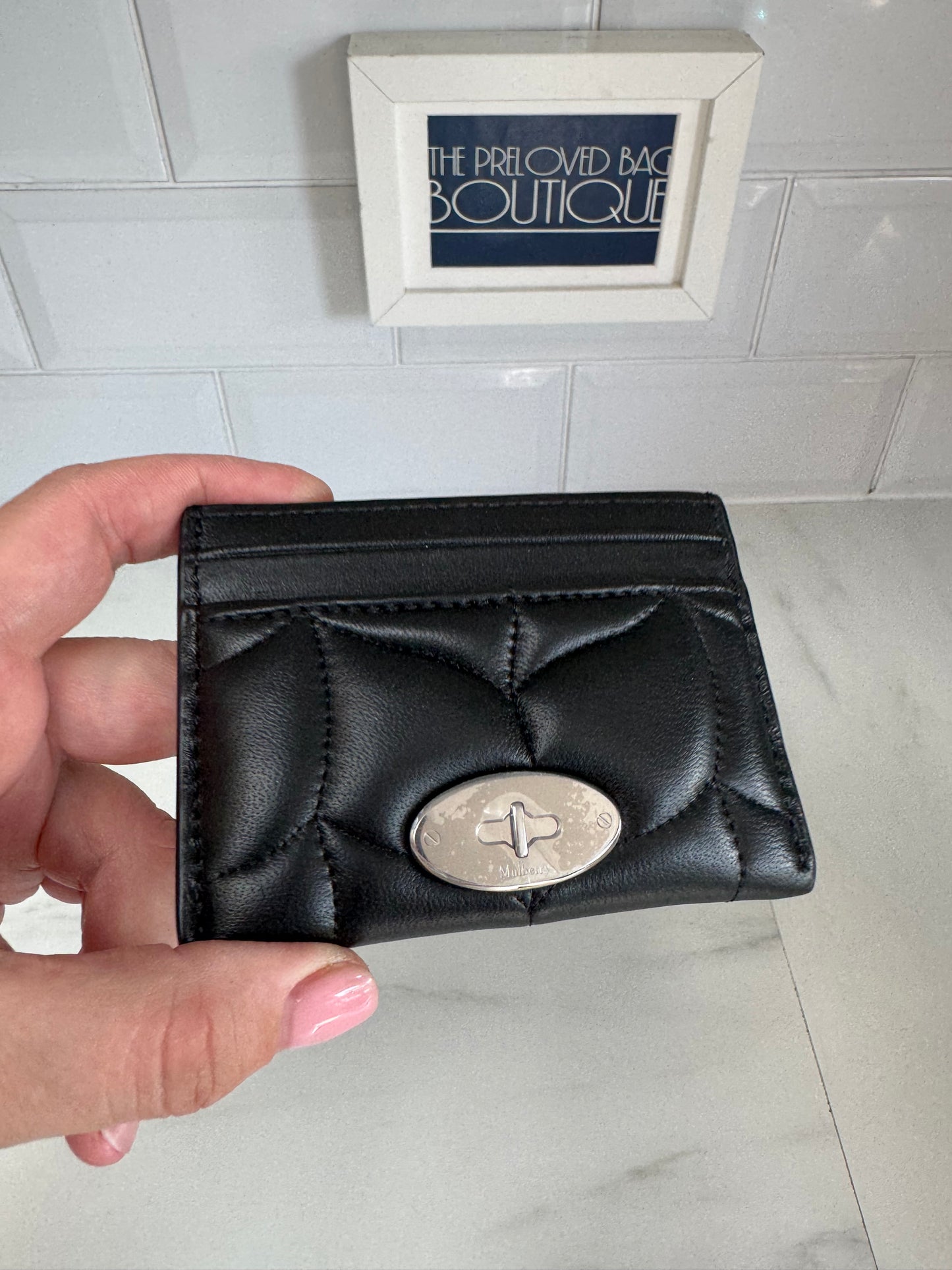 Mulberry Softie Card Holder - Black