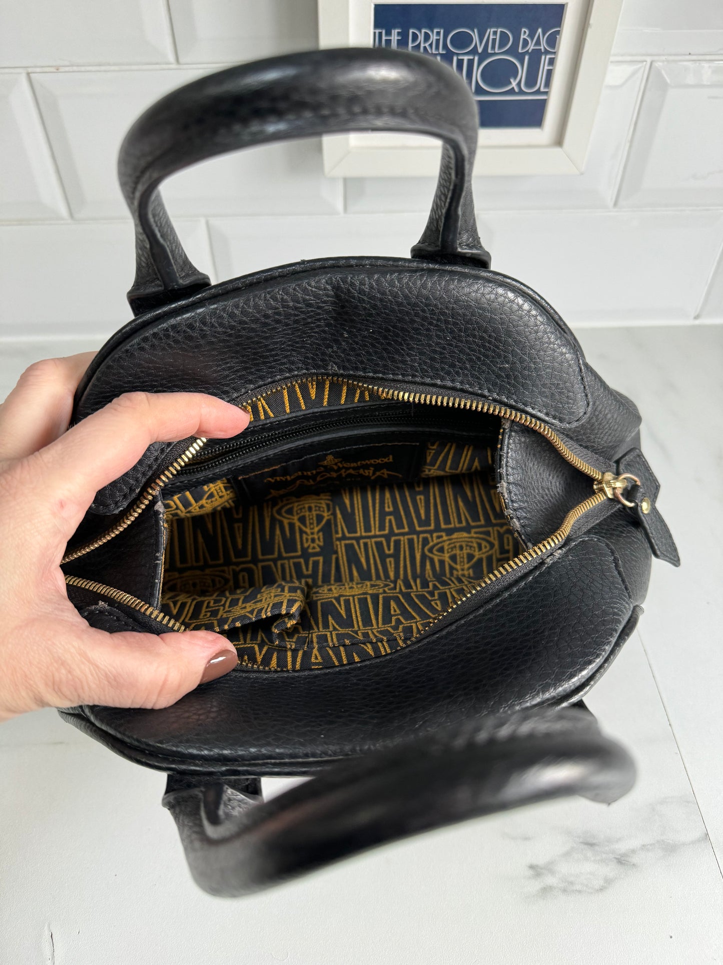 Vivienne Westwood Anglomania Bowling Bag - Black