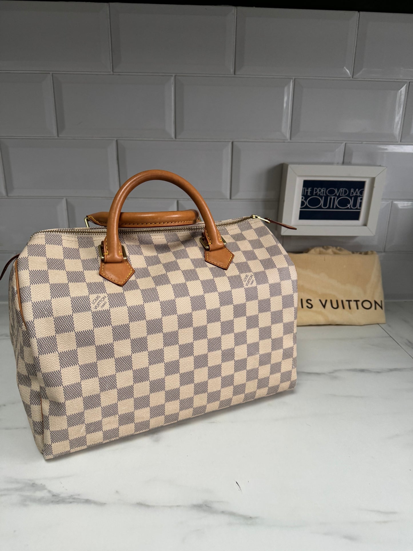 Louis Vuitton Speedy 30 - Damier Azure