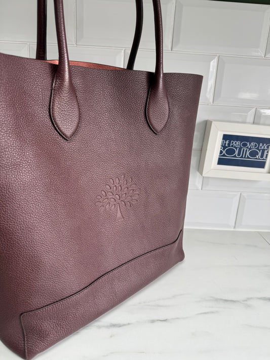 Mulberry Blossom Tote - Oxblood