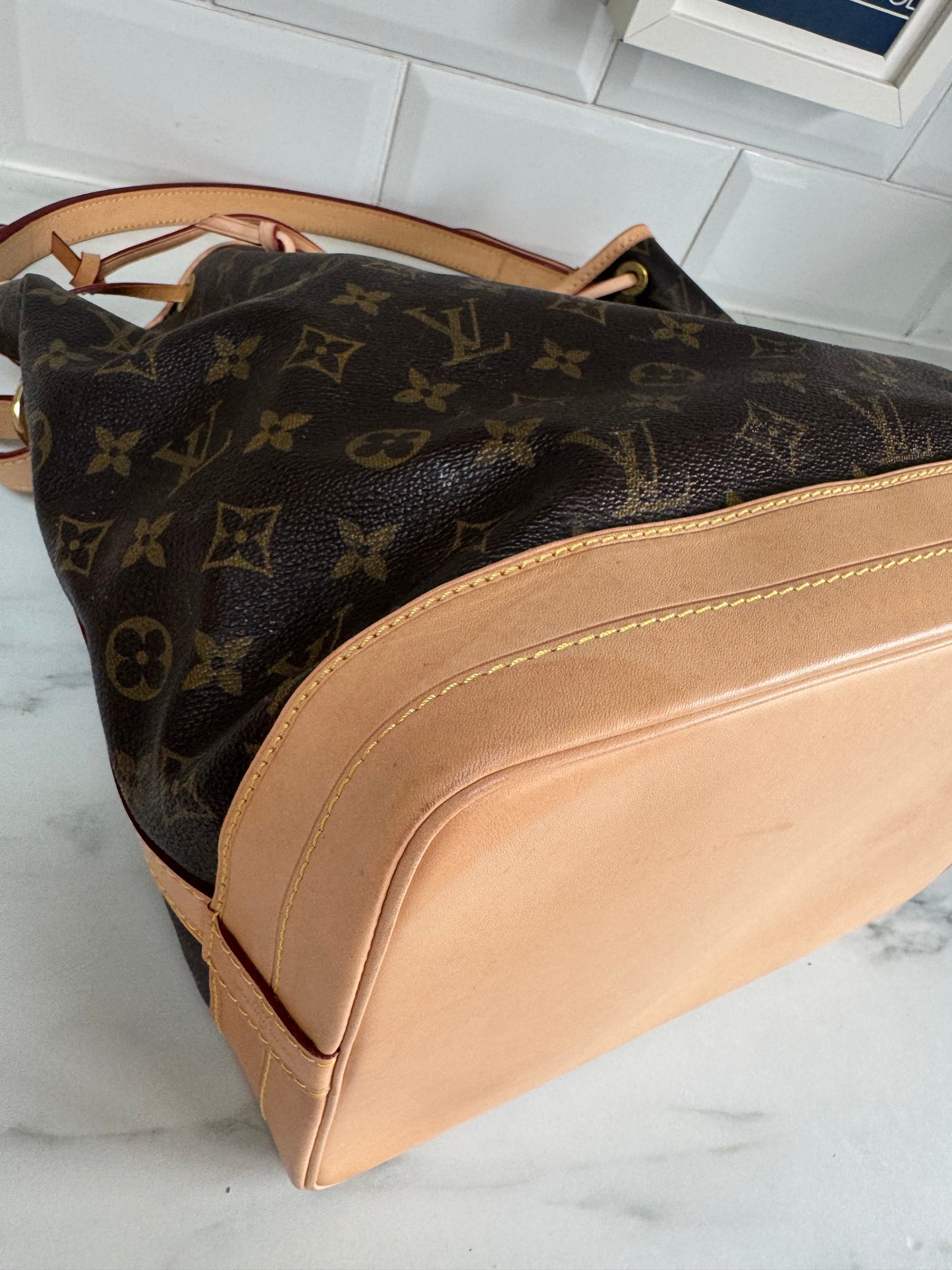 Louis Vuitton GM Noe Bucket Bag - Brown Monogram