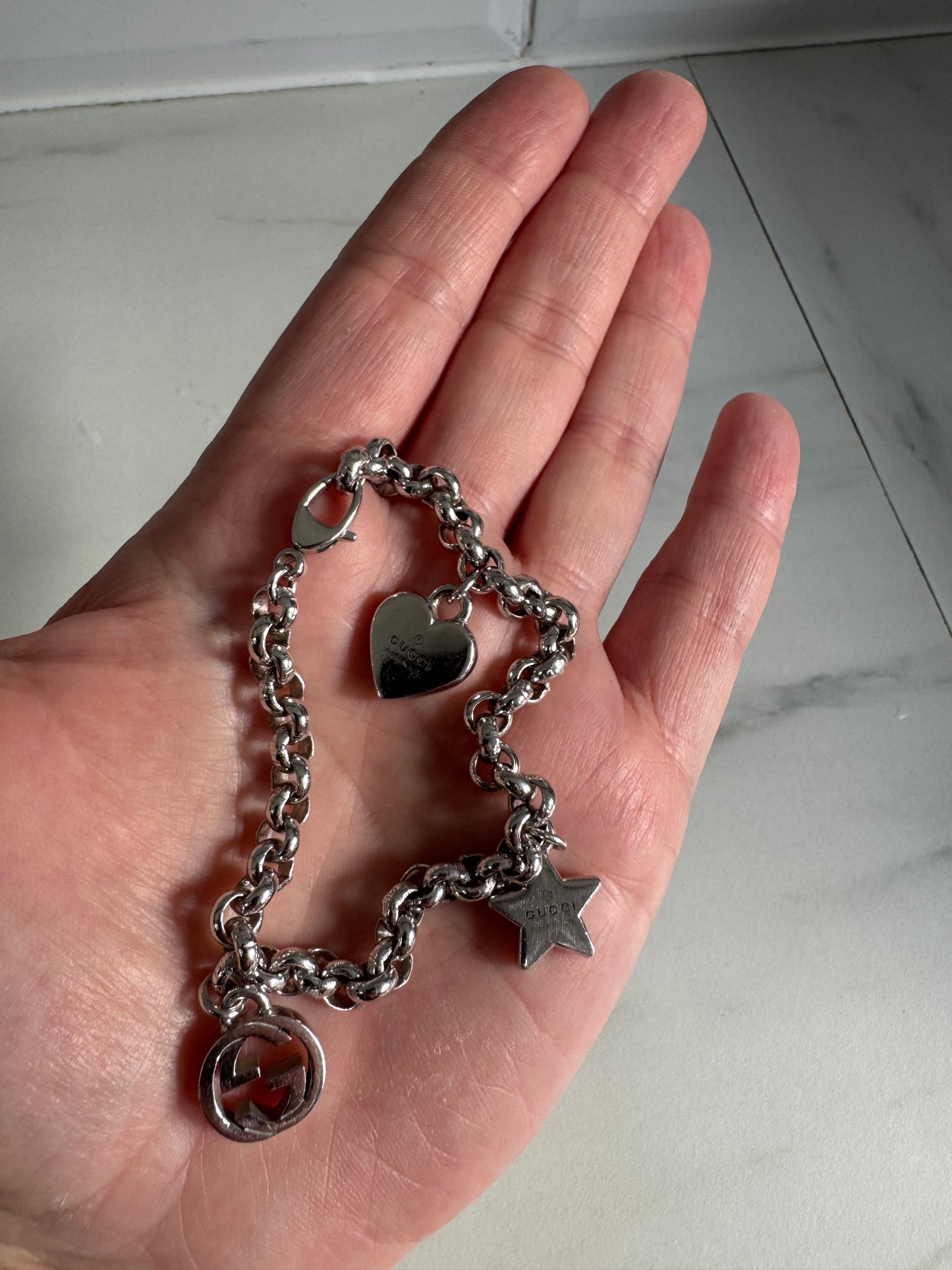 Gucci Charm Bracelet - Silver