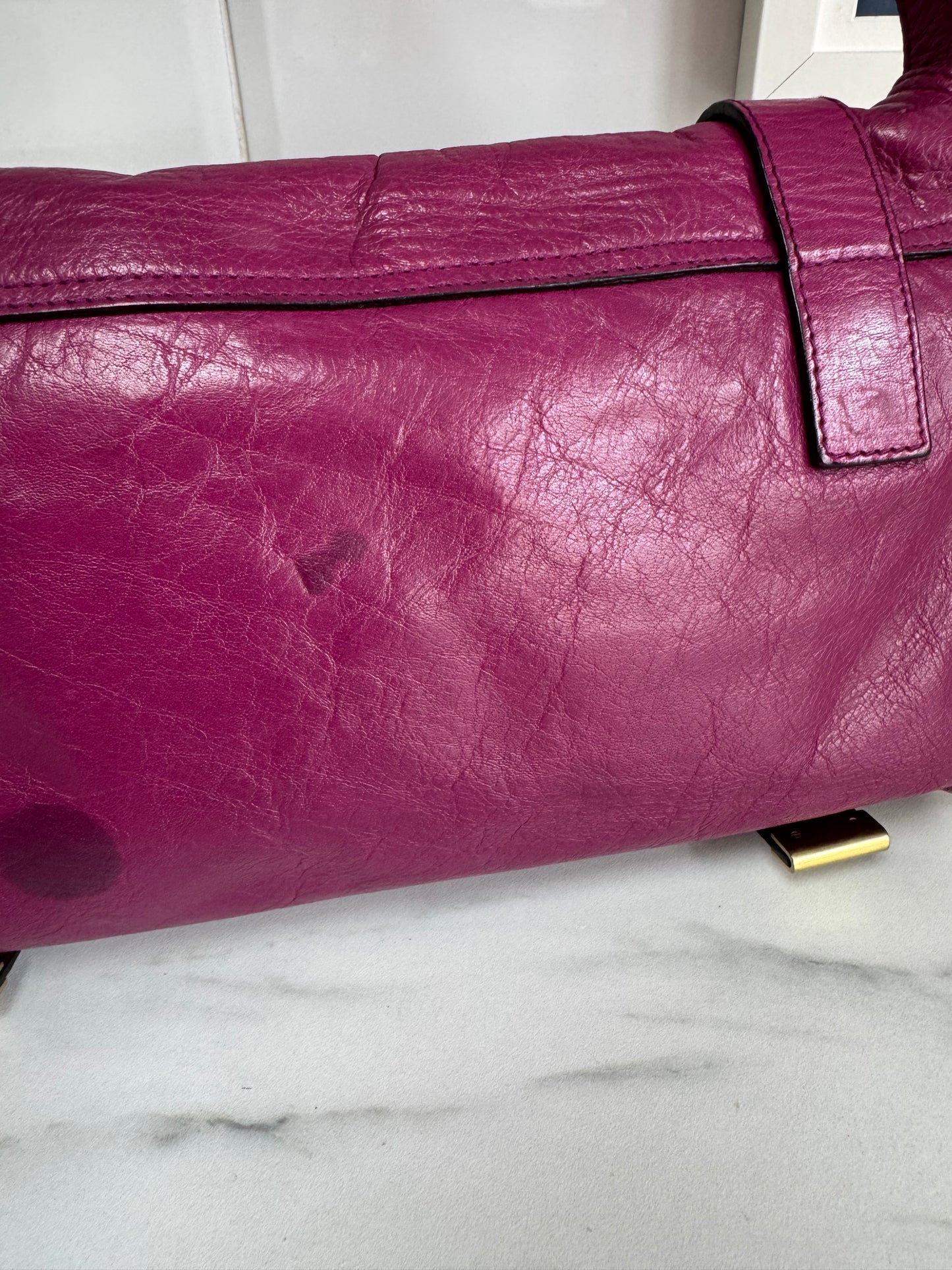 Mulberry Alexa Clutch - Plum