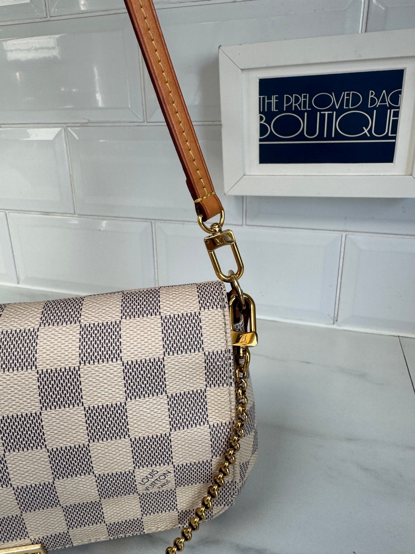 Louis Vuitton Favourite MM - Damier Azure Canvas