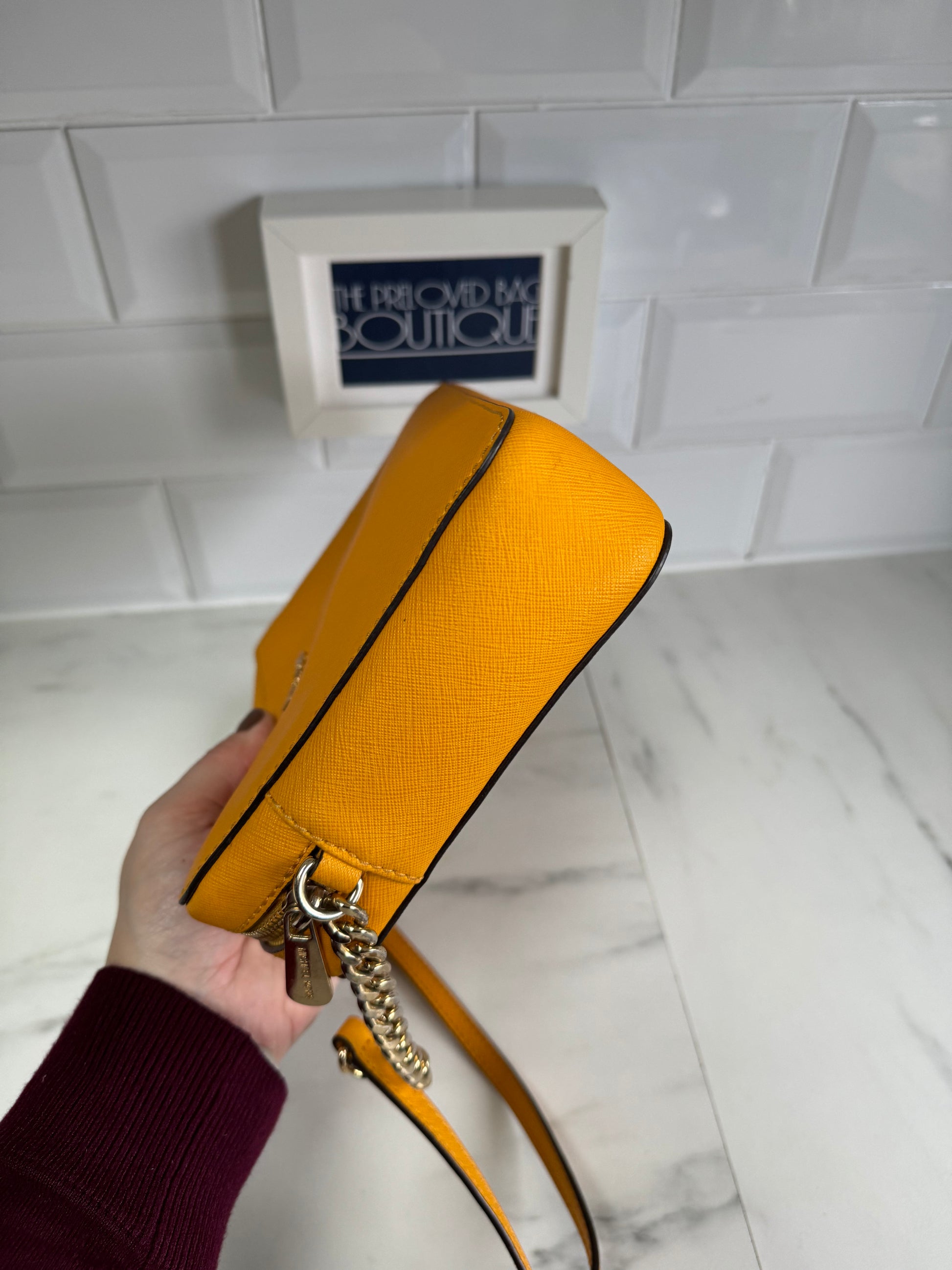 Michael kors jet online set wallet yellow
