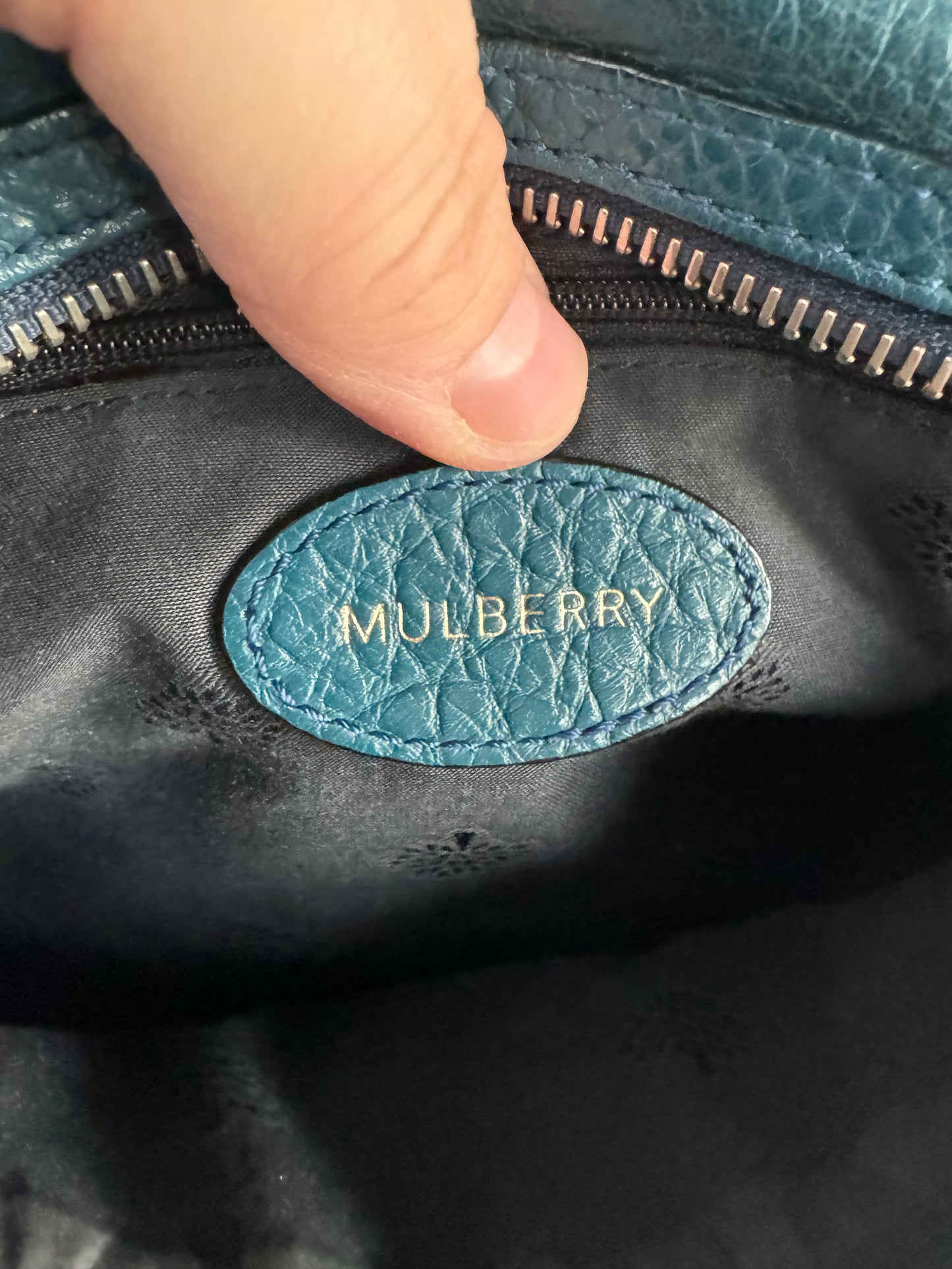 Mulberry Small Taylor - Petrol Blue