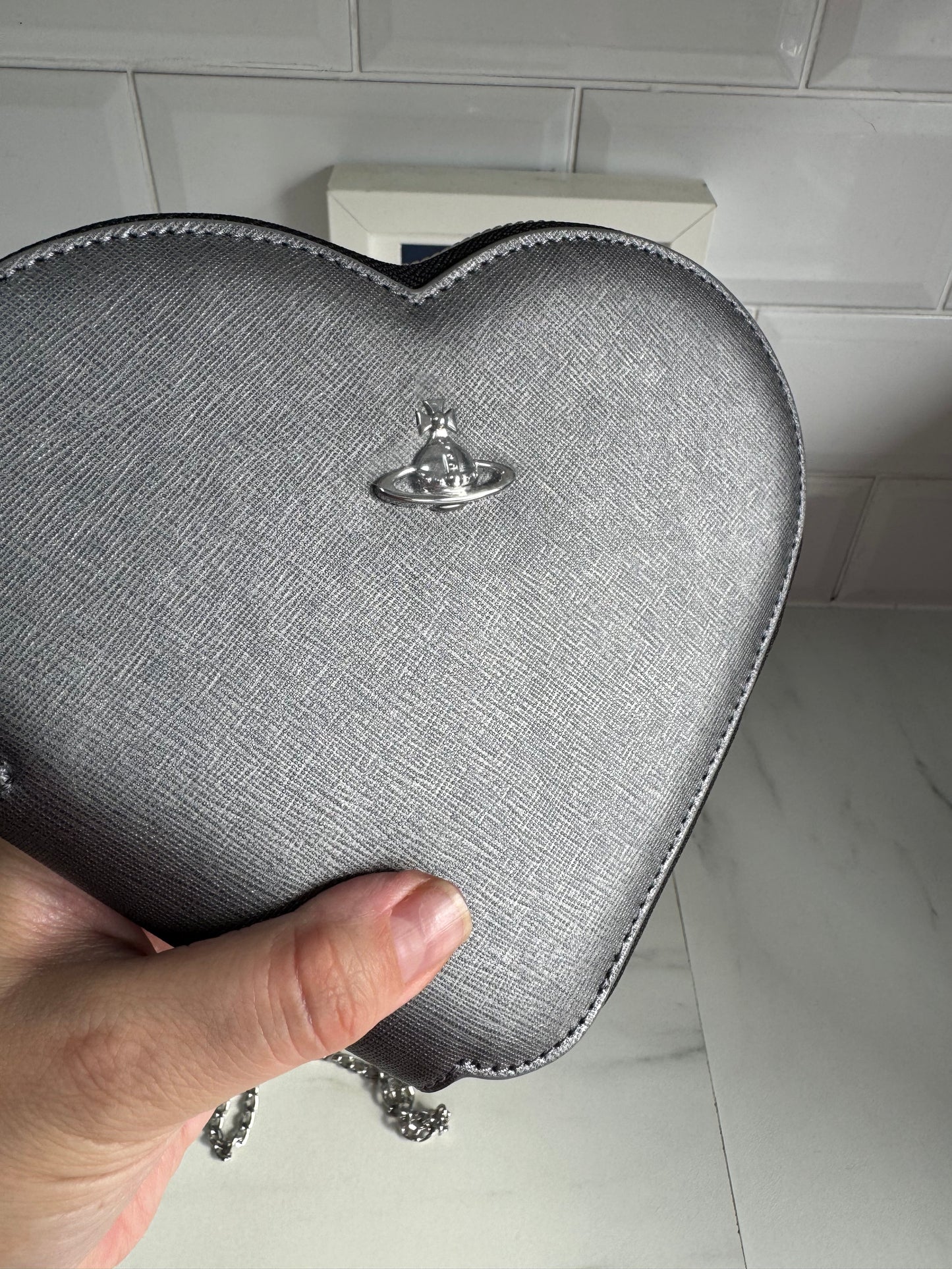 Vivienne Westwood Heart Bag - Anthracite Grey