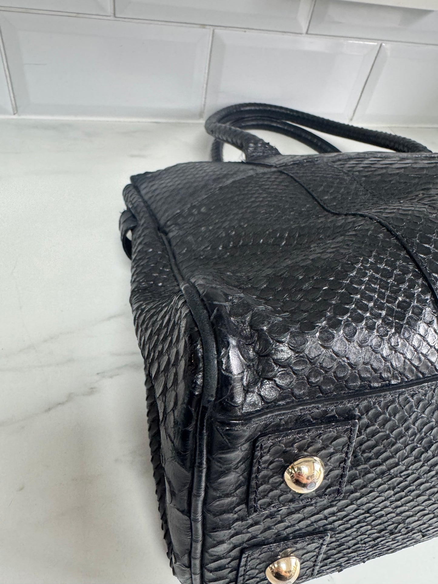 Mulberry Silky Snake Bayswater - Black
