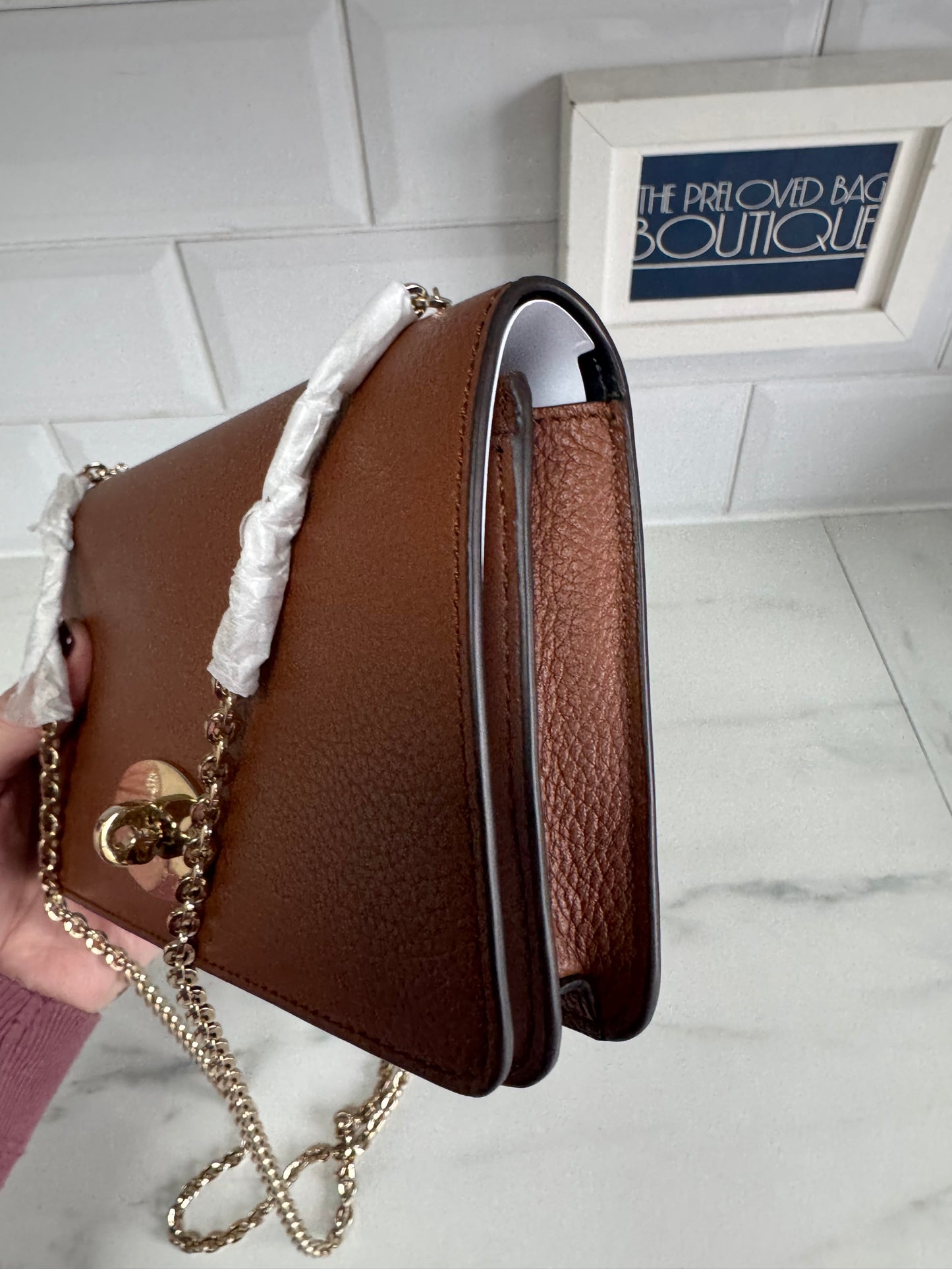 Mulberry Bayswater Clutch - Oak