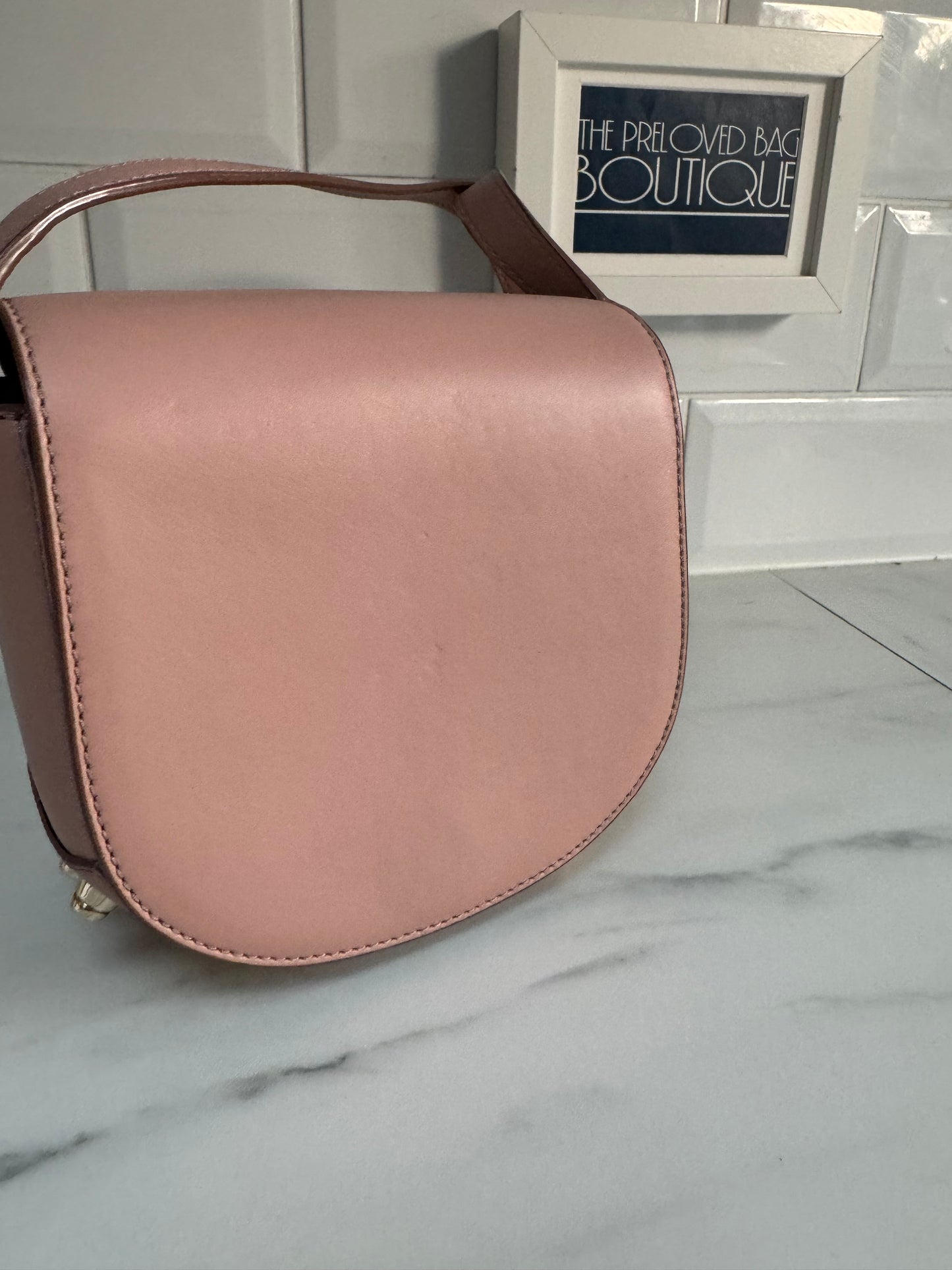 Alexander Wang Alpha Lia Saddle Bag - Blush Pink