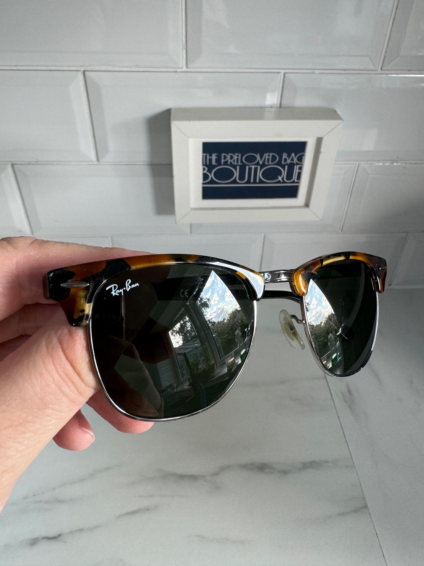 Ray Ban Clubmaster Sunglasses - Tortoiseshell