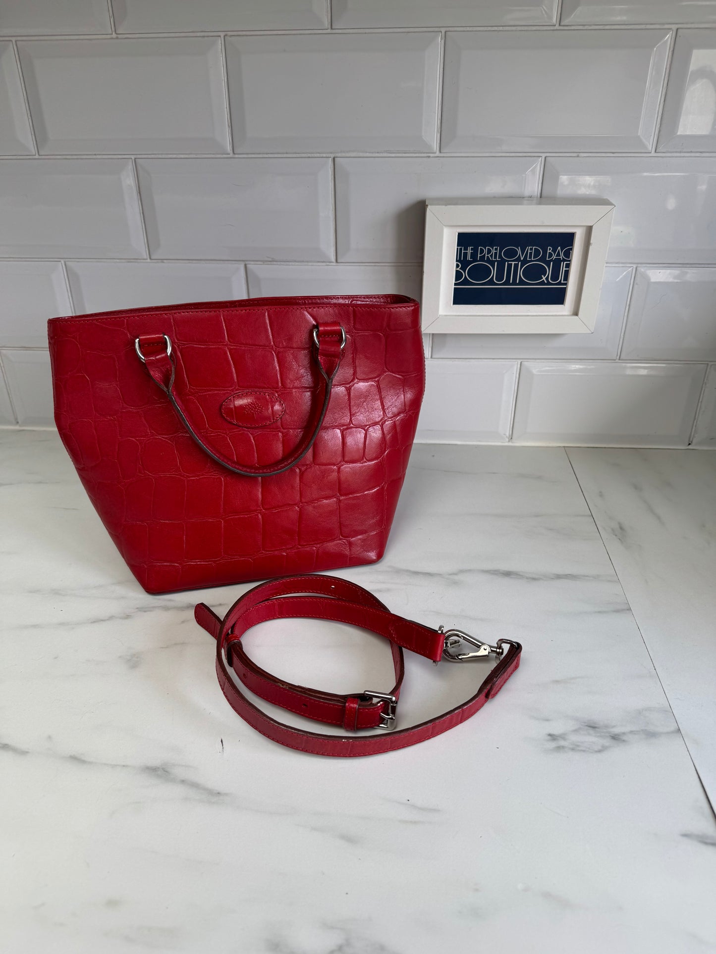 Mulberry Vintage Helier Tote Bag - Red