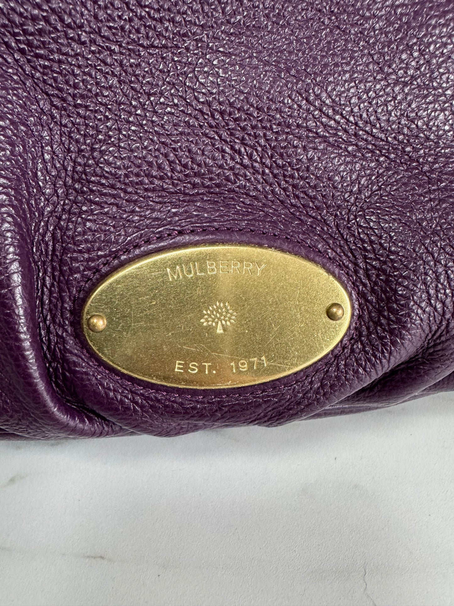 Mulberry Mitzy Tote - Eggplant