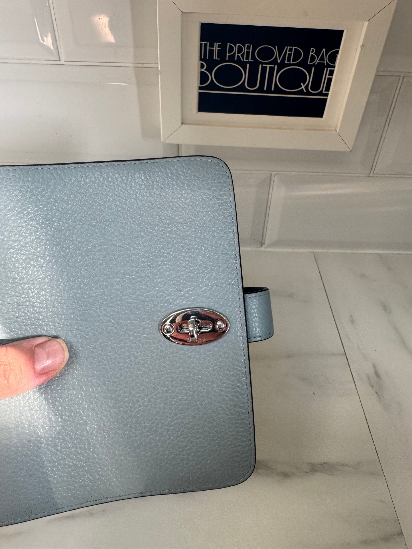 Mulberry Postmans Lock Pocketbook  - Cloud