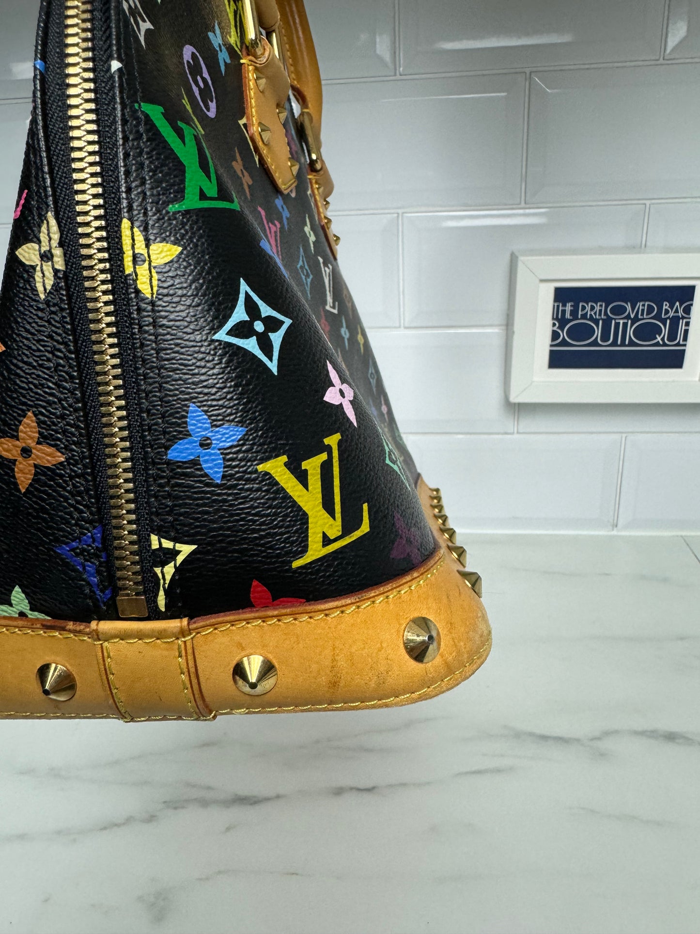 Louis Vuitton Noir Multicolore Alma PM