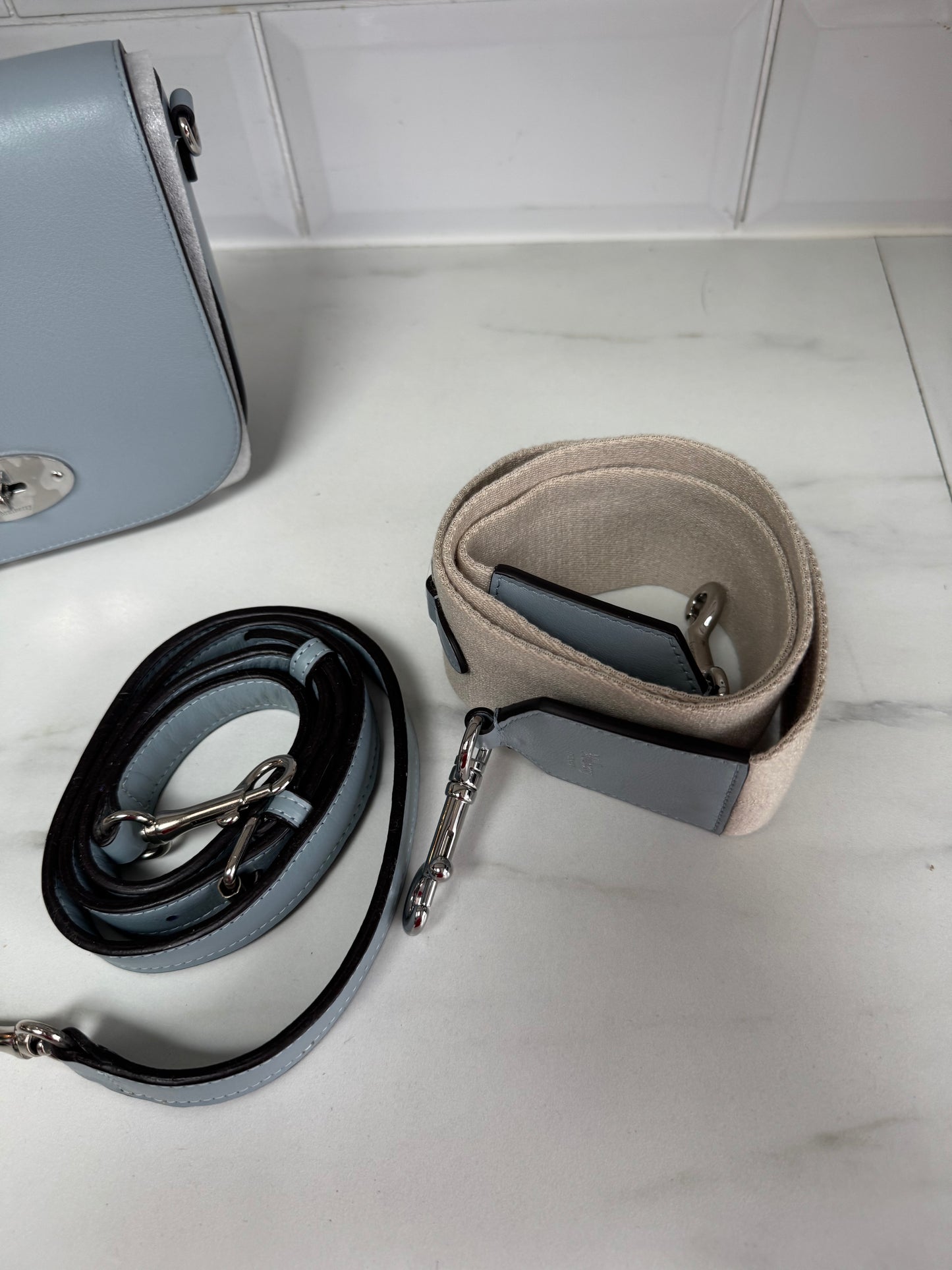 Mulberry Darley Satchel - Cloud