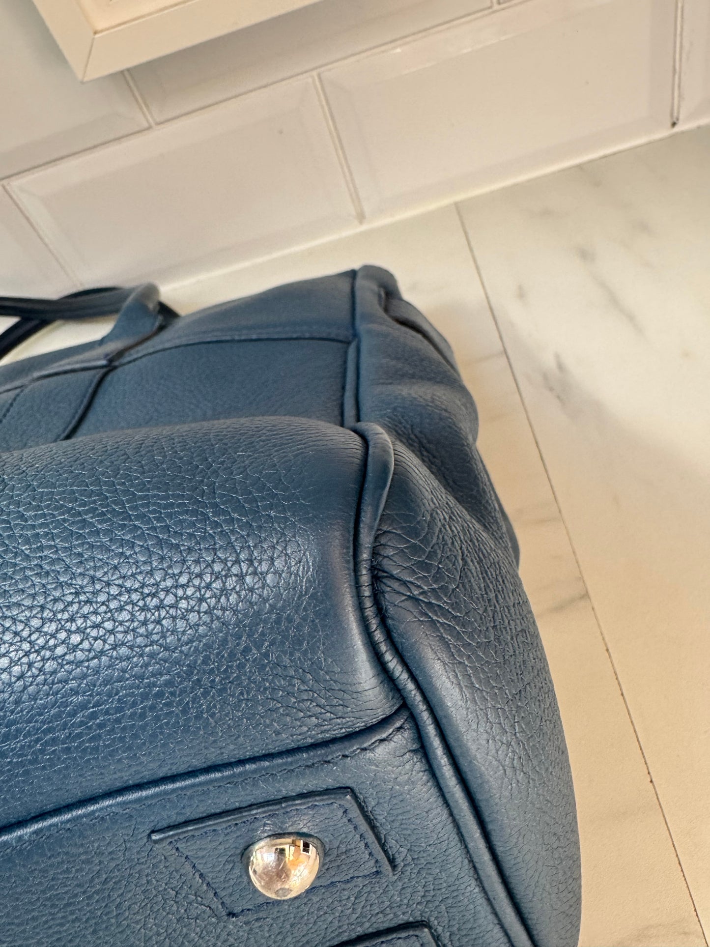 Mulberry Heritage Bayswater & Liner - Dark Blue
