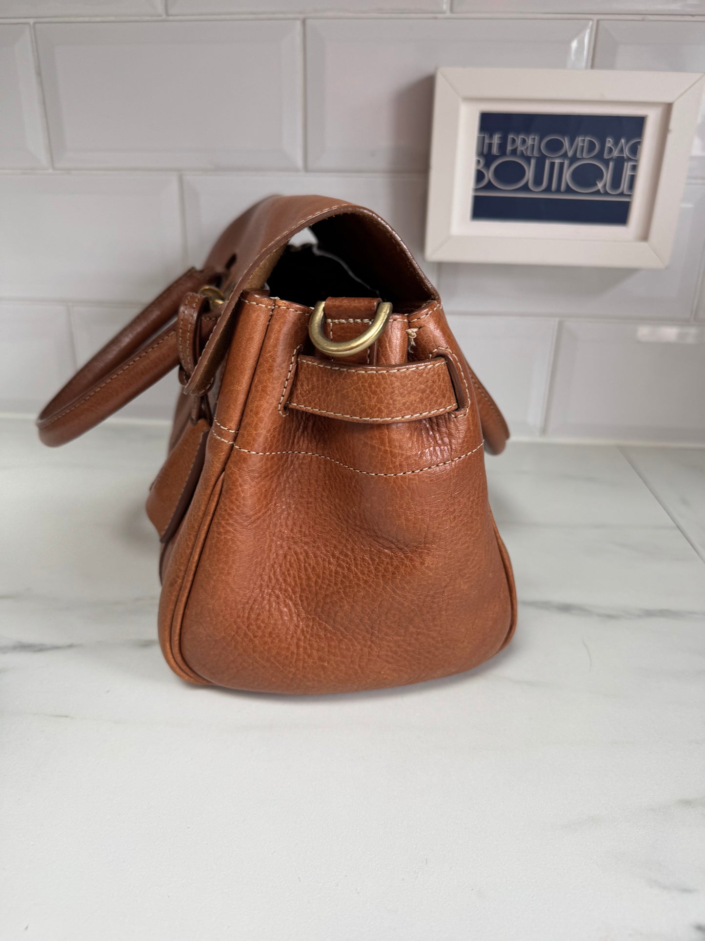 Mulberry SmallBayswater Satchel - Oak