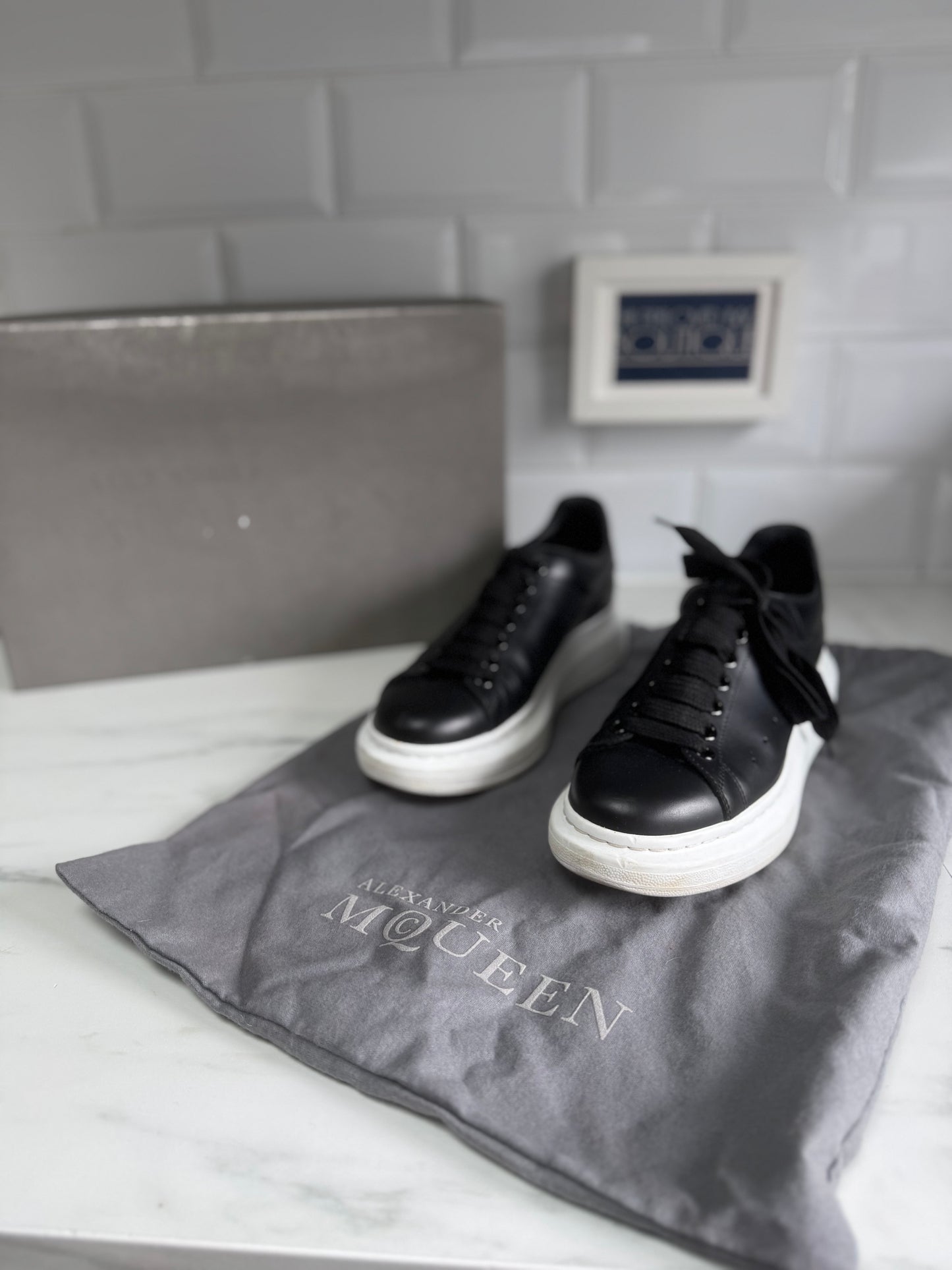 Alexander McQueen Sneakers - Black and White
