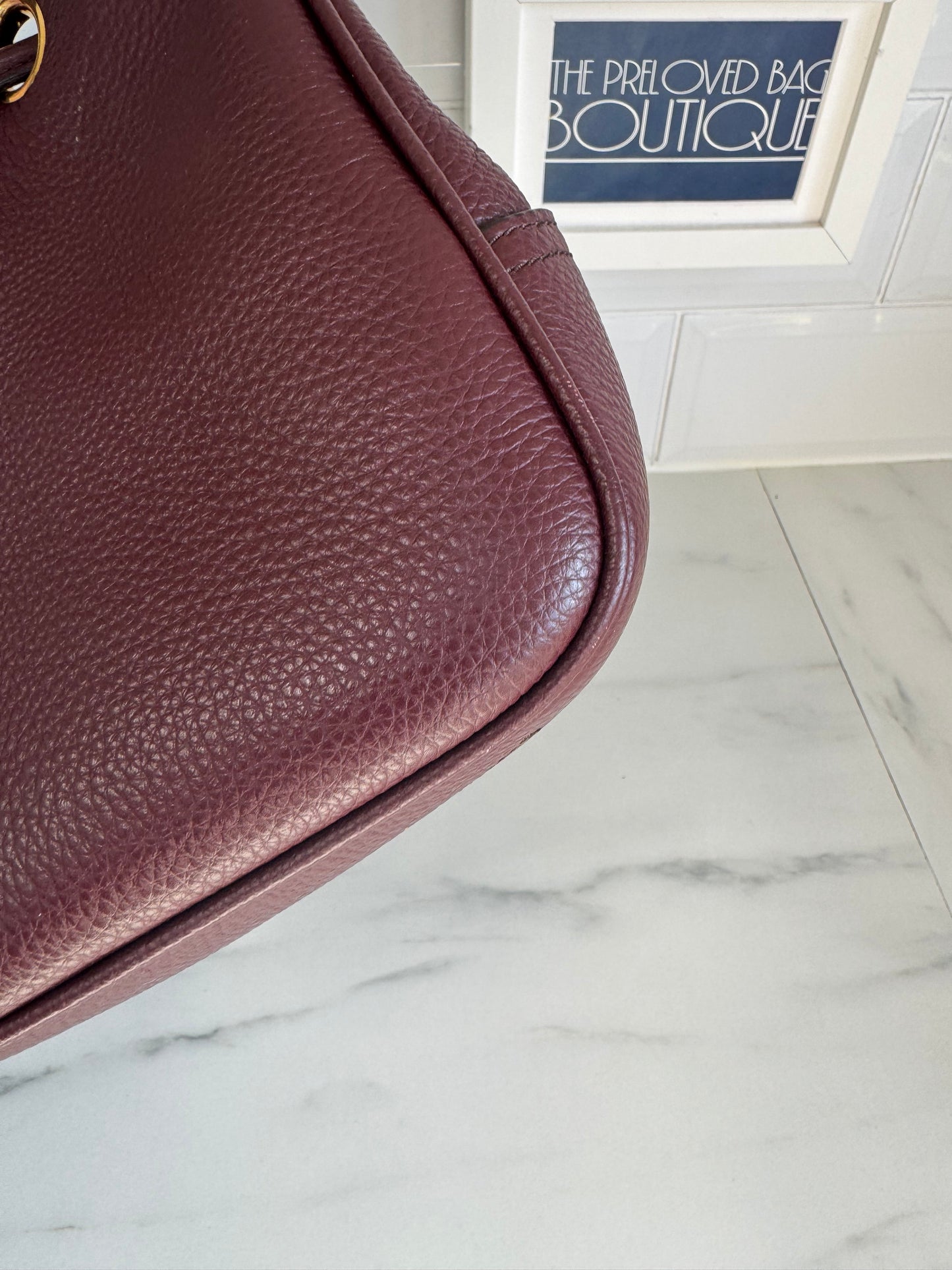 Mulberry Hampstead Bucket Bag - Oxblood