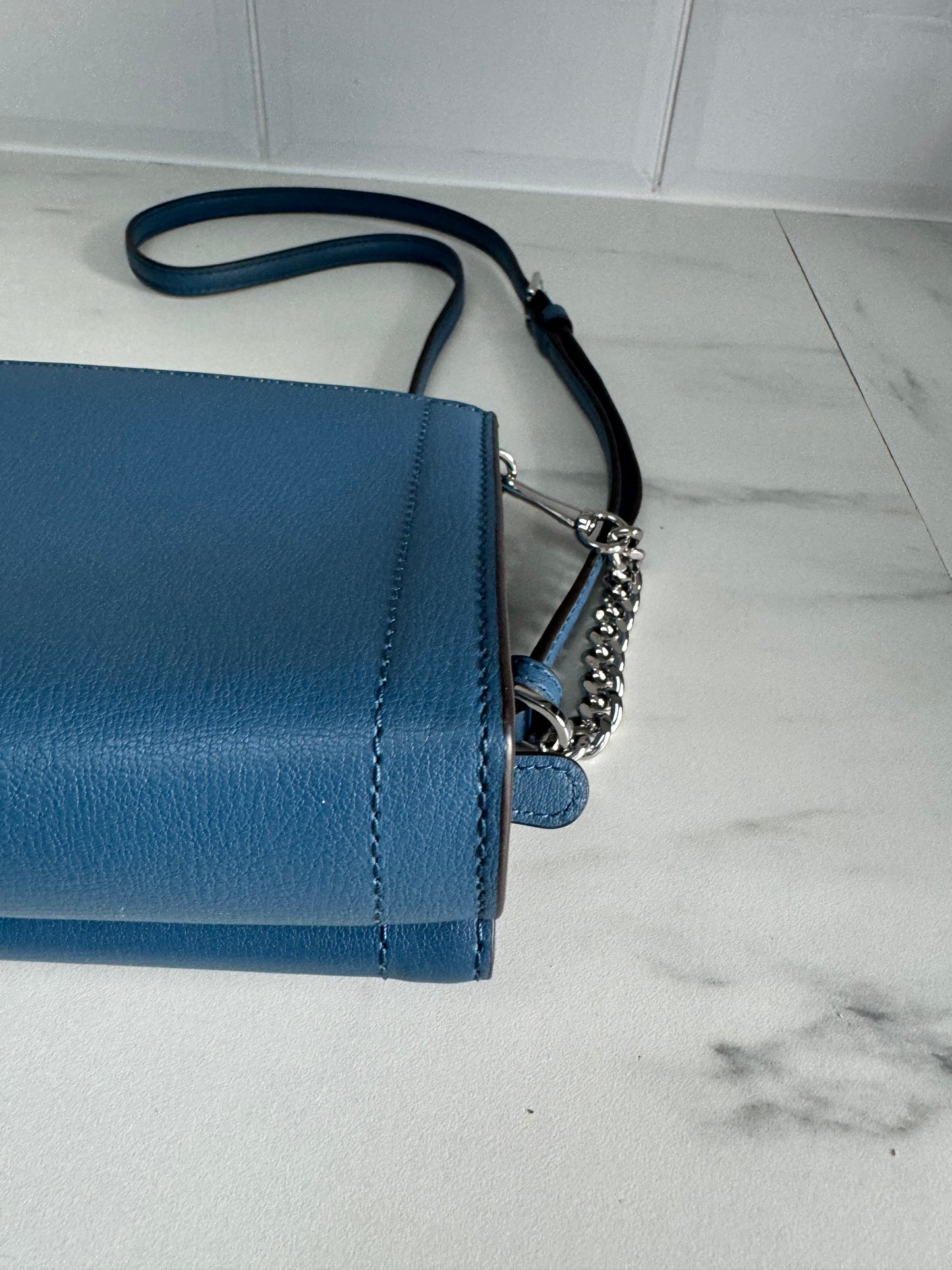 Michael Kors Kinsley WOC - Denim Blue