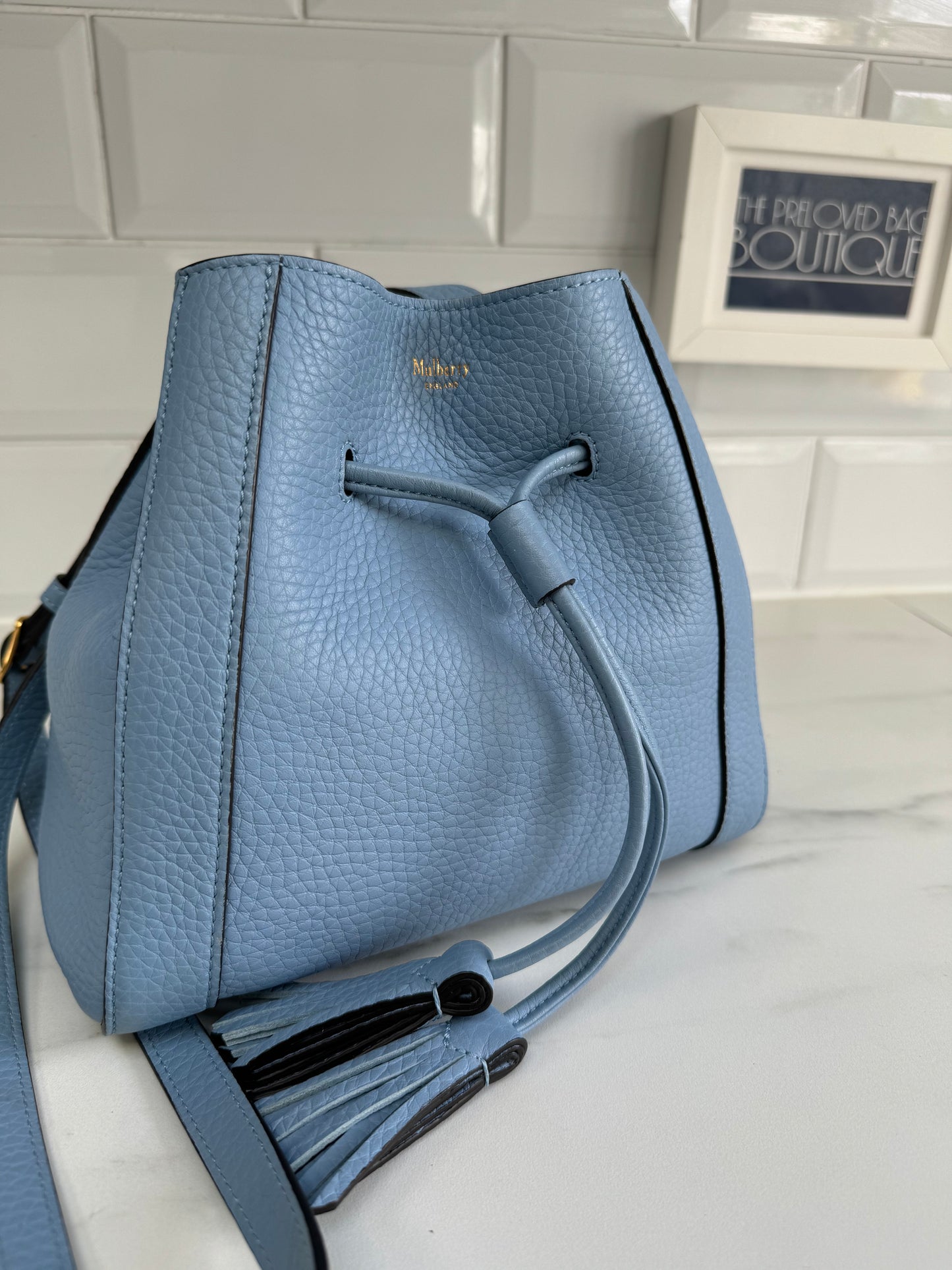 Mulberry Mini Millie - Pale Slate