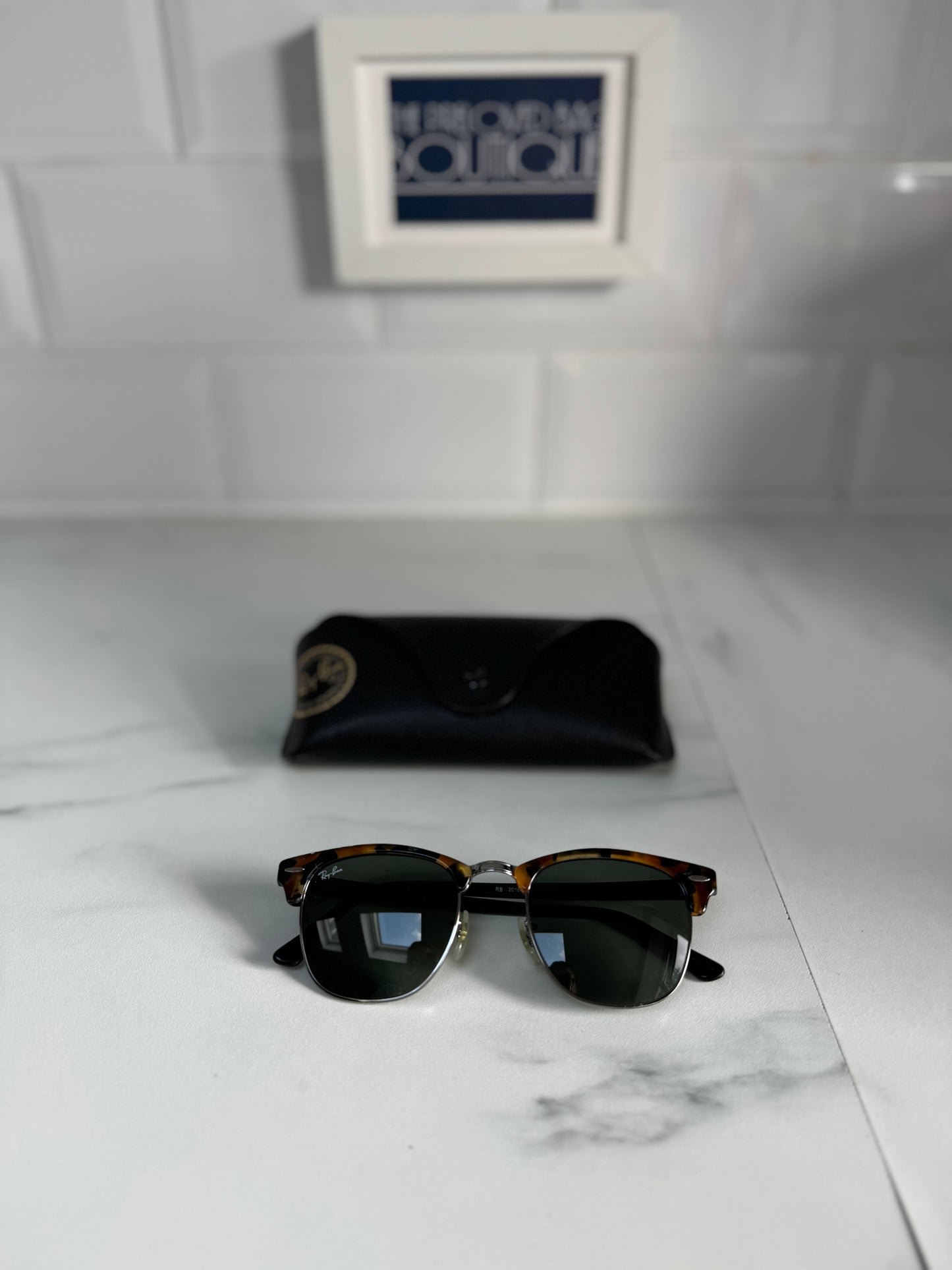 Ray Ban Clubmaster Sunglasses - Tortoiseshell