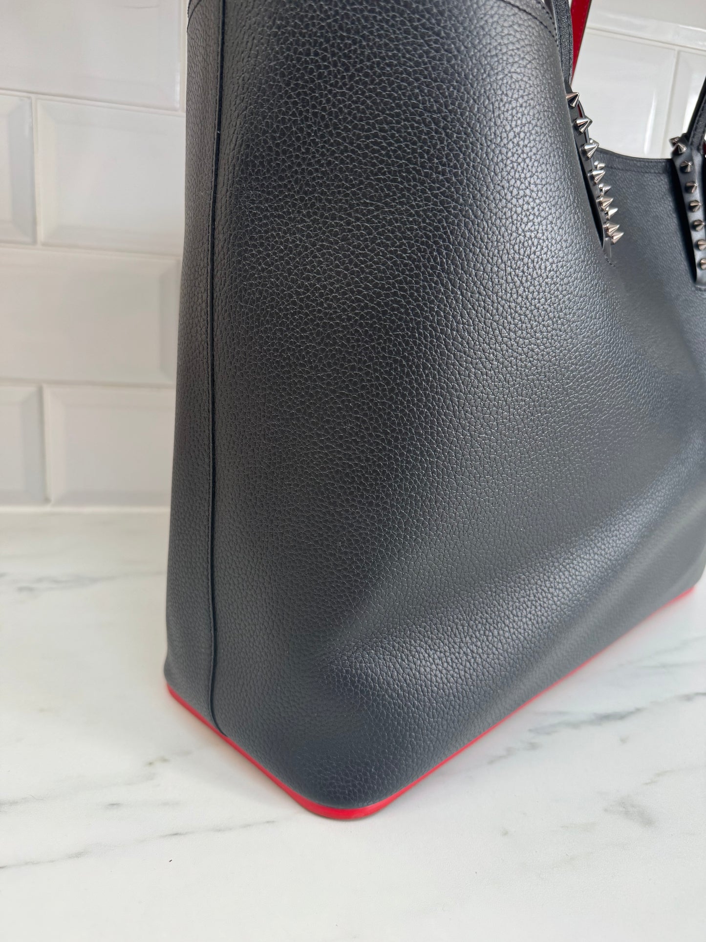 Christian Louboutin Cabata Tote - Black and Red
