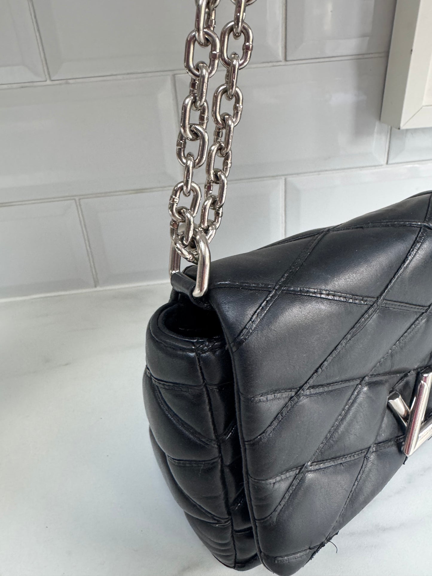 Louis Vuitton Go-14 Malletage PM Quilted Leather - Black