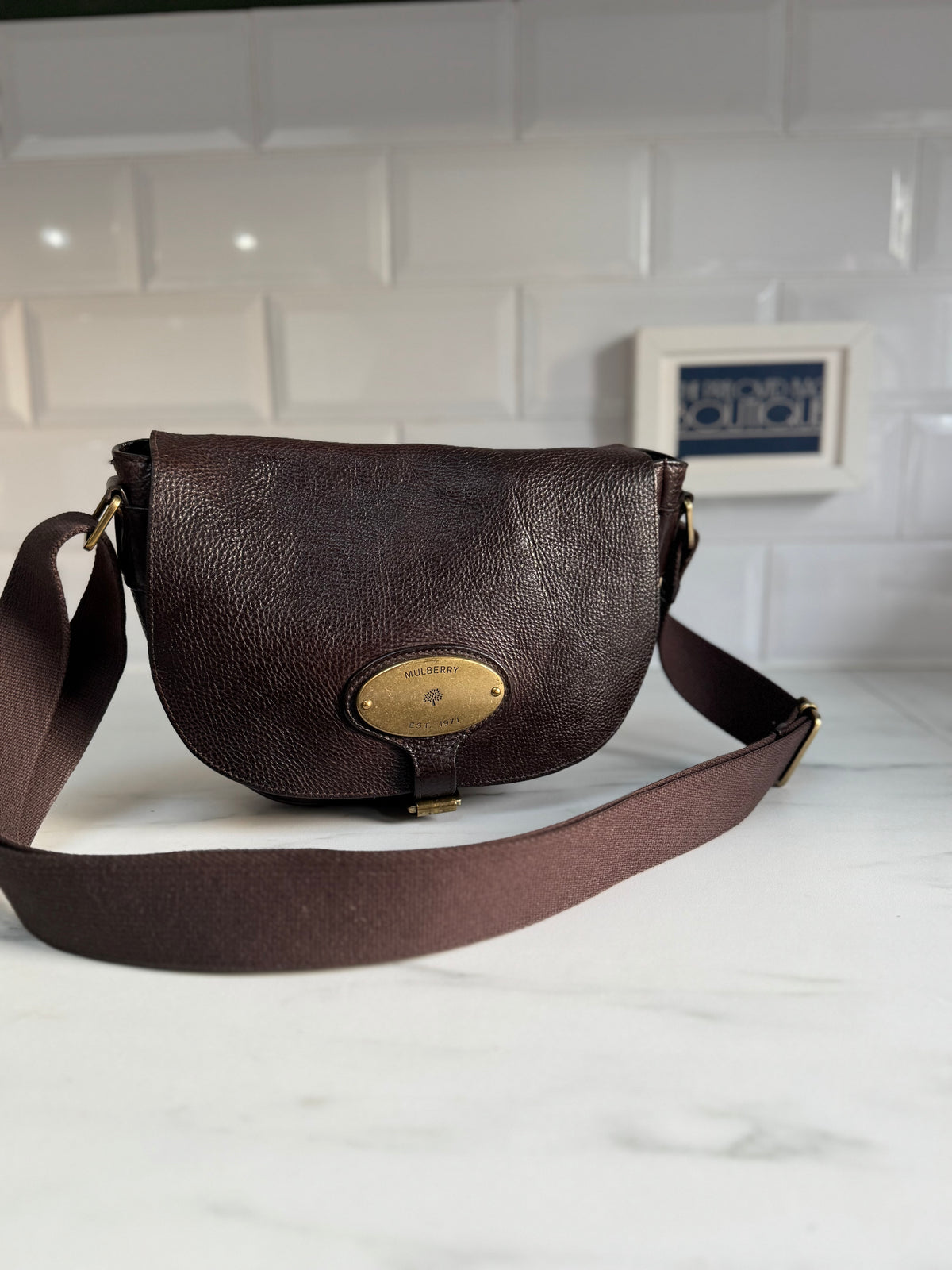 Mulberry Bonnie Satchel - Chocolate Brown