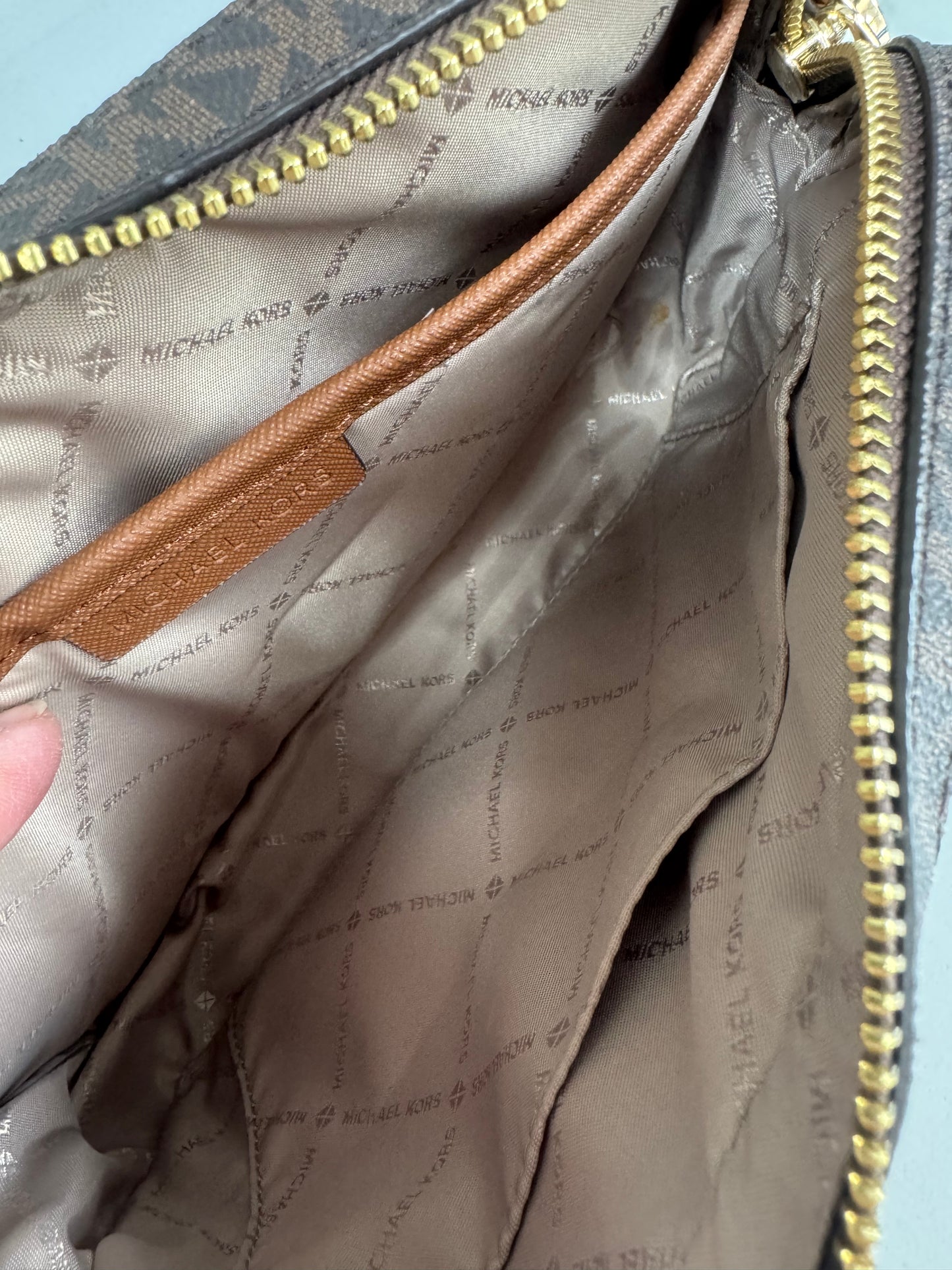 Michael Kors Jet Set Crossbody Bag - Brown