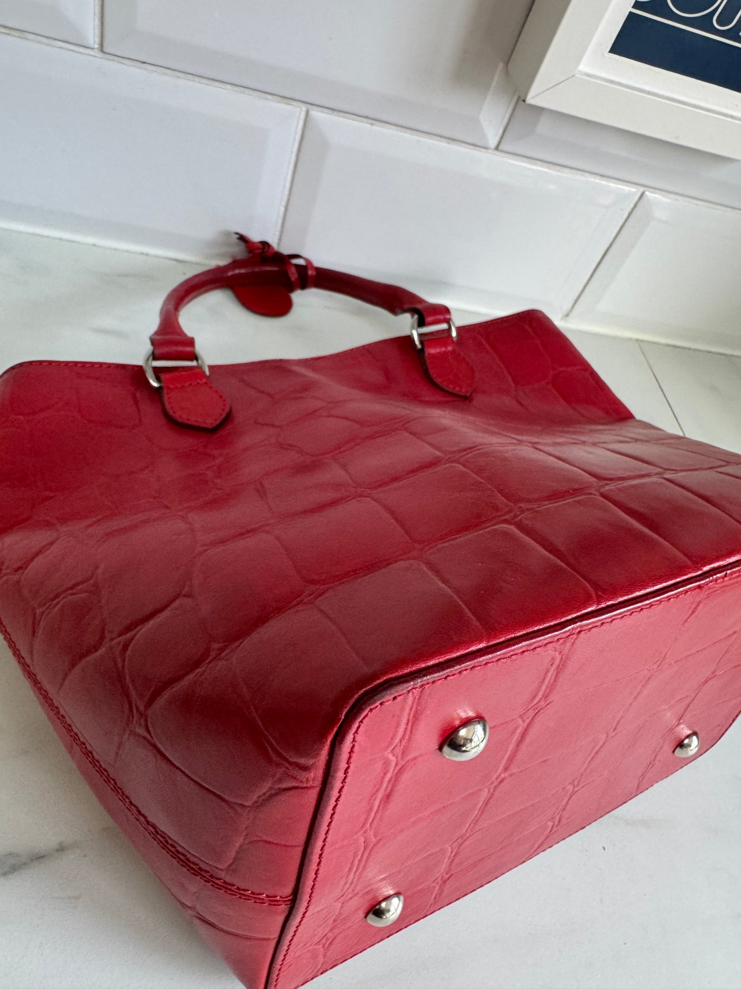 Mulberry Vintage Helier Tote Bag - Red