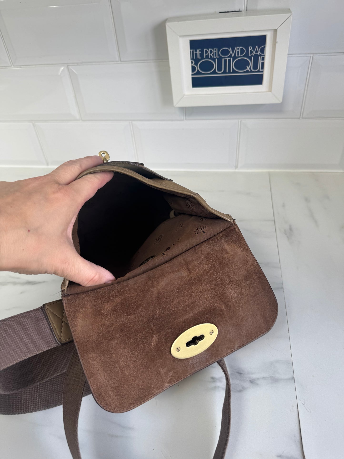 Mulberry Small Antony - Taupe
