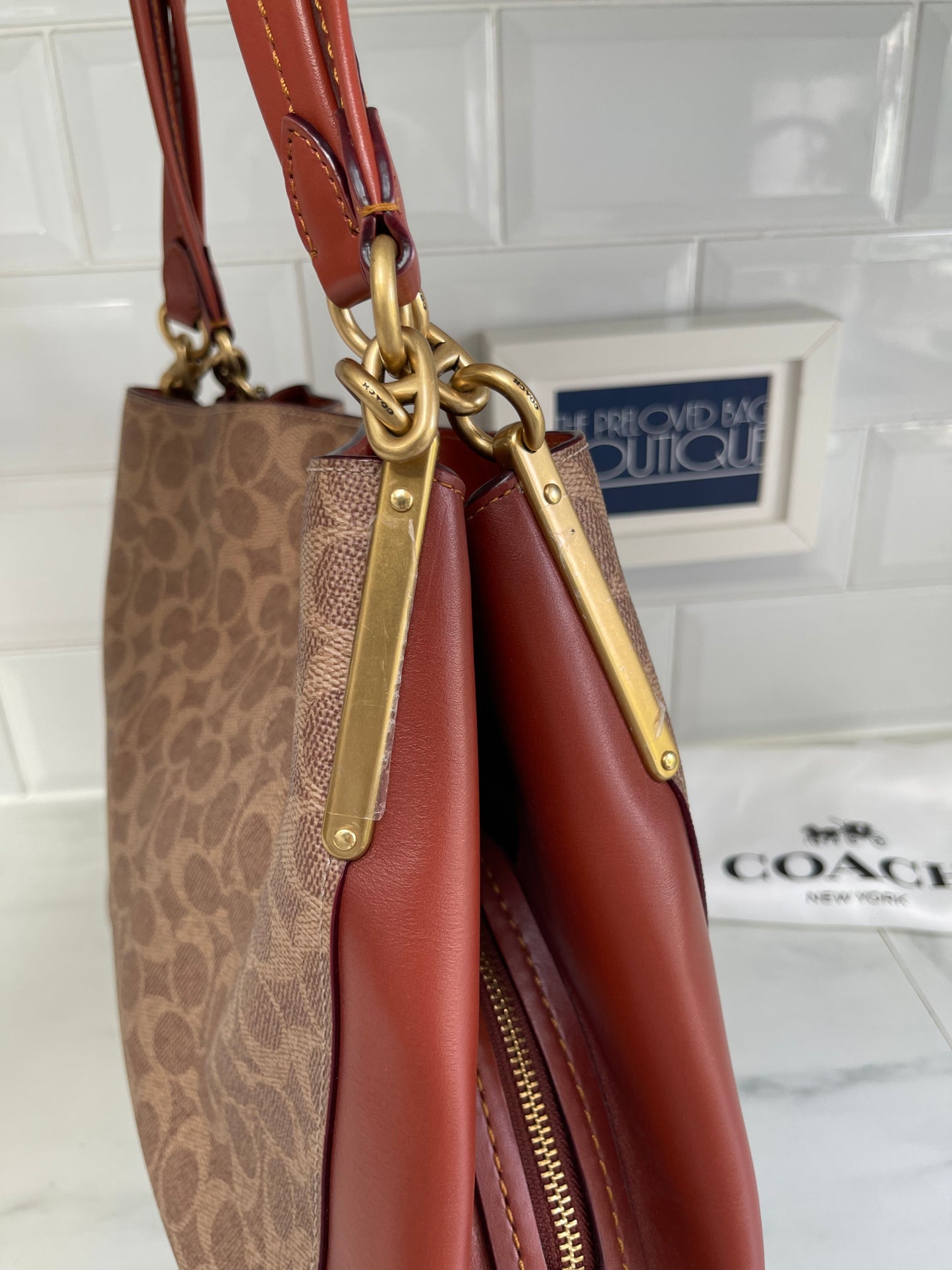 Coach Monogram Dalton Hobo