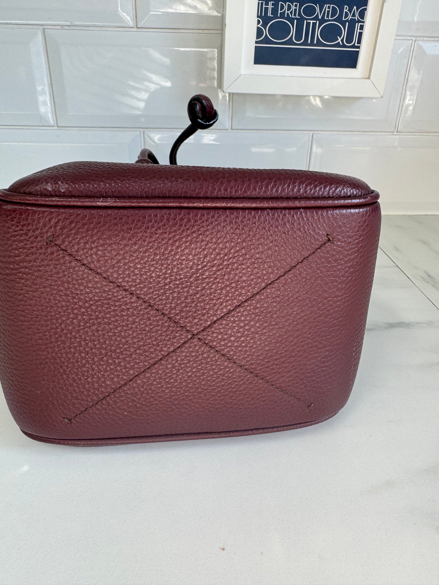 Mulberry Hampstead Bucket Bag - Oxblood
