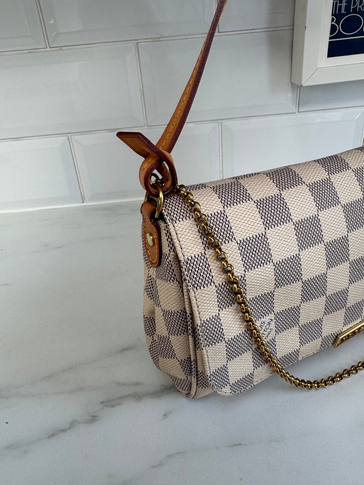 Louis Vuitton Favourite MM - Damier Azure Canvas
