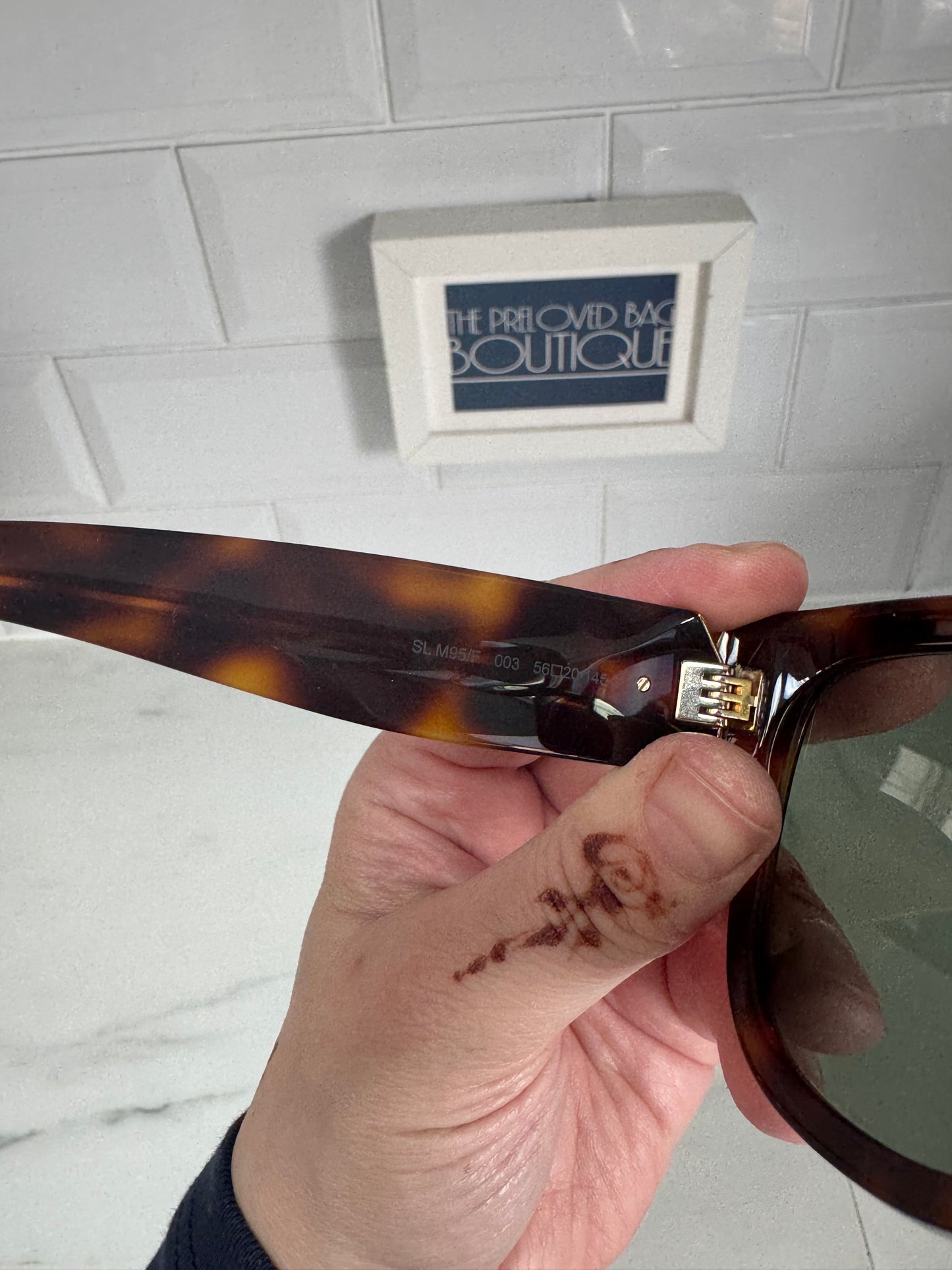 Saint Laurent (YSL) Sun SL/M95 Sunglasses - tortoiseshell