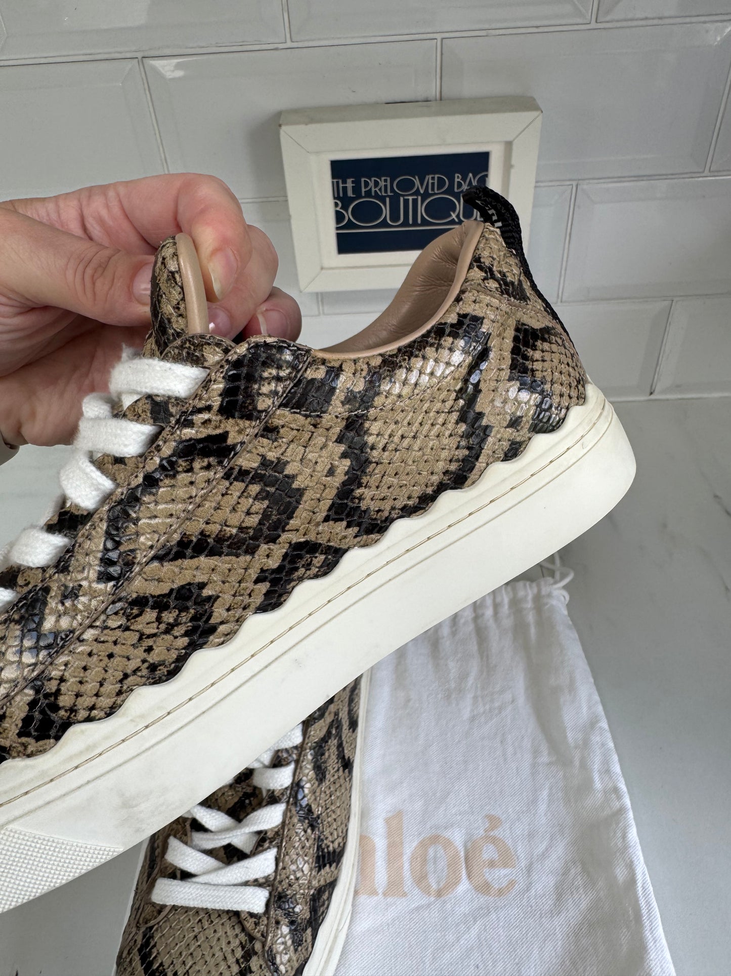 Chloé Trainers White, Grey and Black