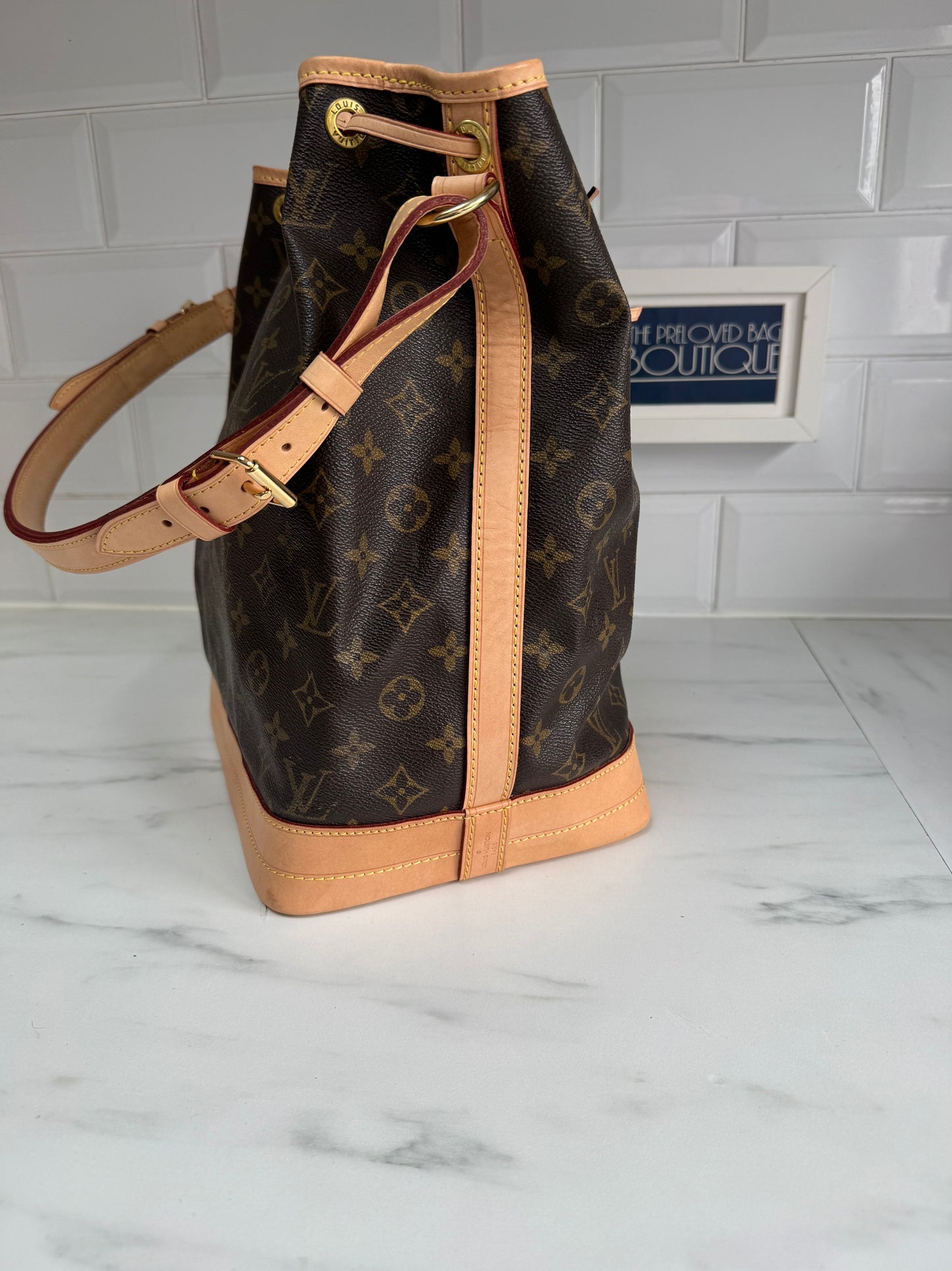 Louis Vuitton GM Noe Bucket Bag - Brown Monogram
