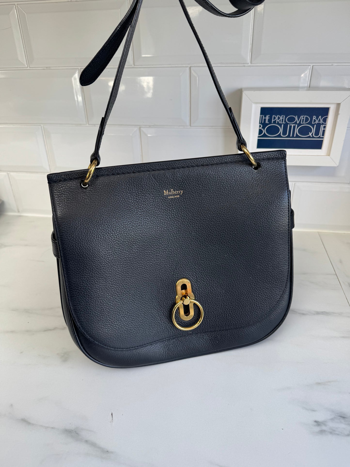 Mulberry Large Amberley - Black